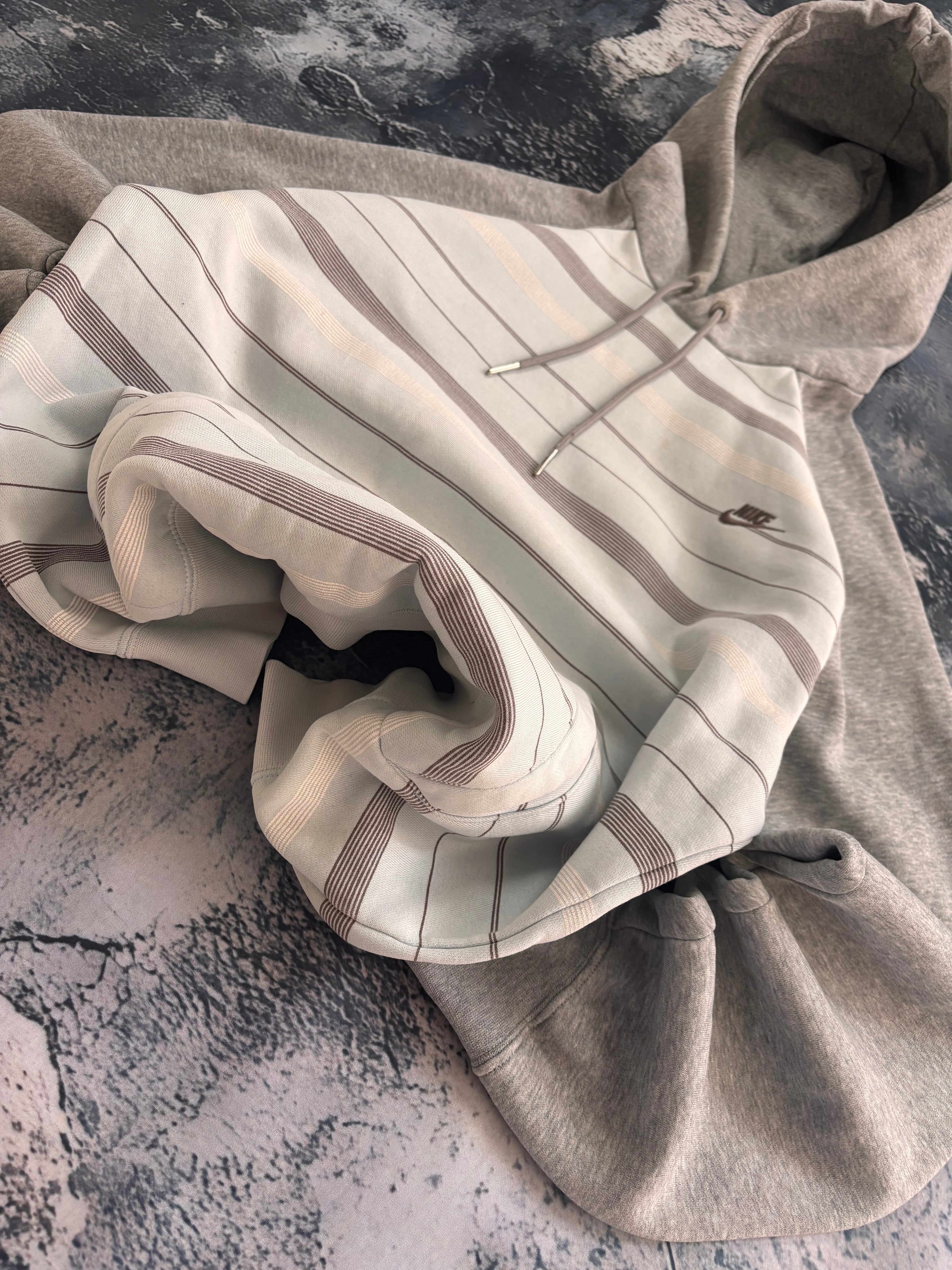 Bluza hoodie nike w paski