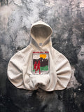 bluza hoodie szara DENTALE RUN 2010 retro american college