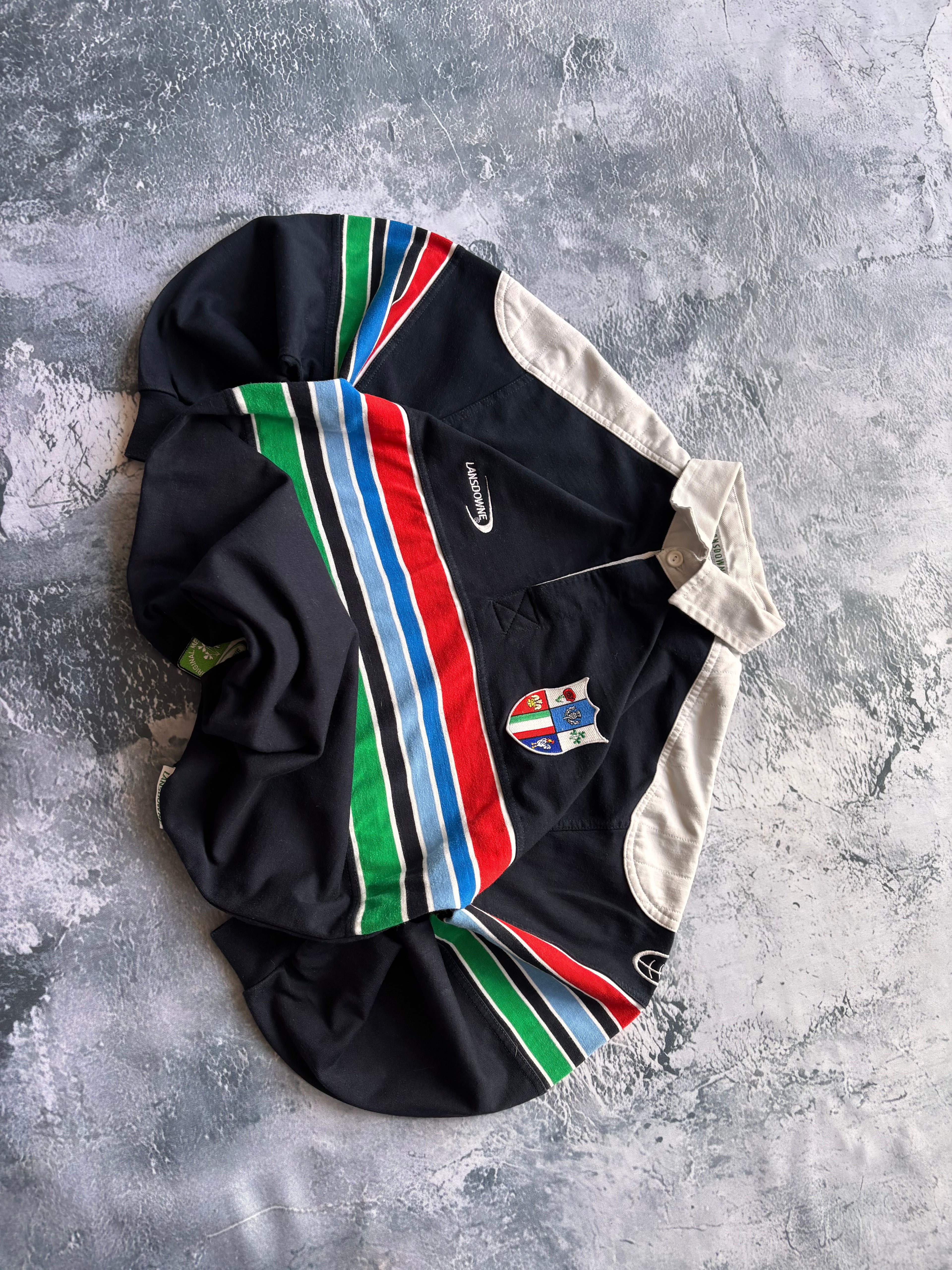 koszulka longsleeve vintage haft multicolor