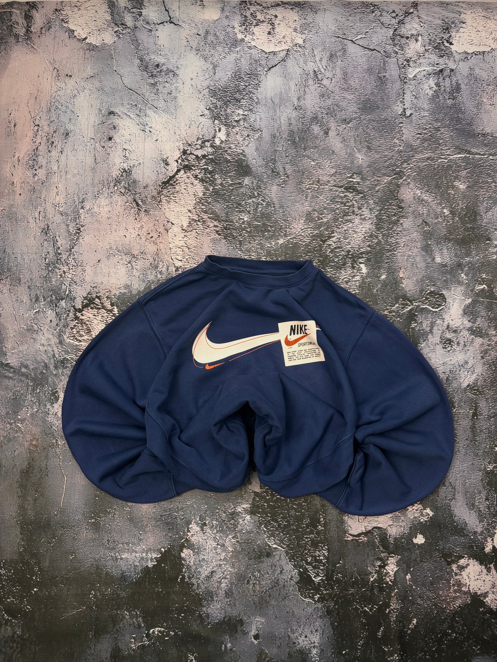 BLUZA HOODIE NIKE BIG LOGO VINTAGE 90S GRANAT