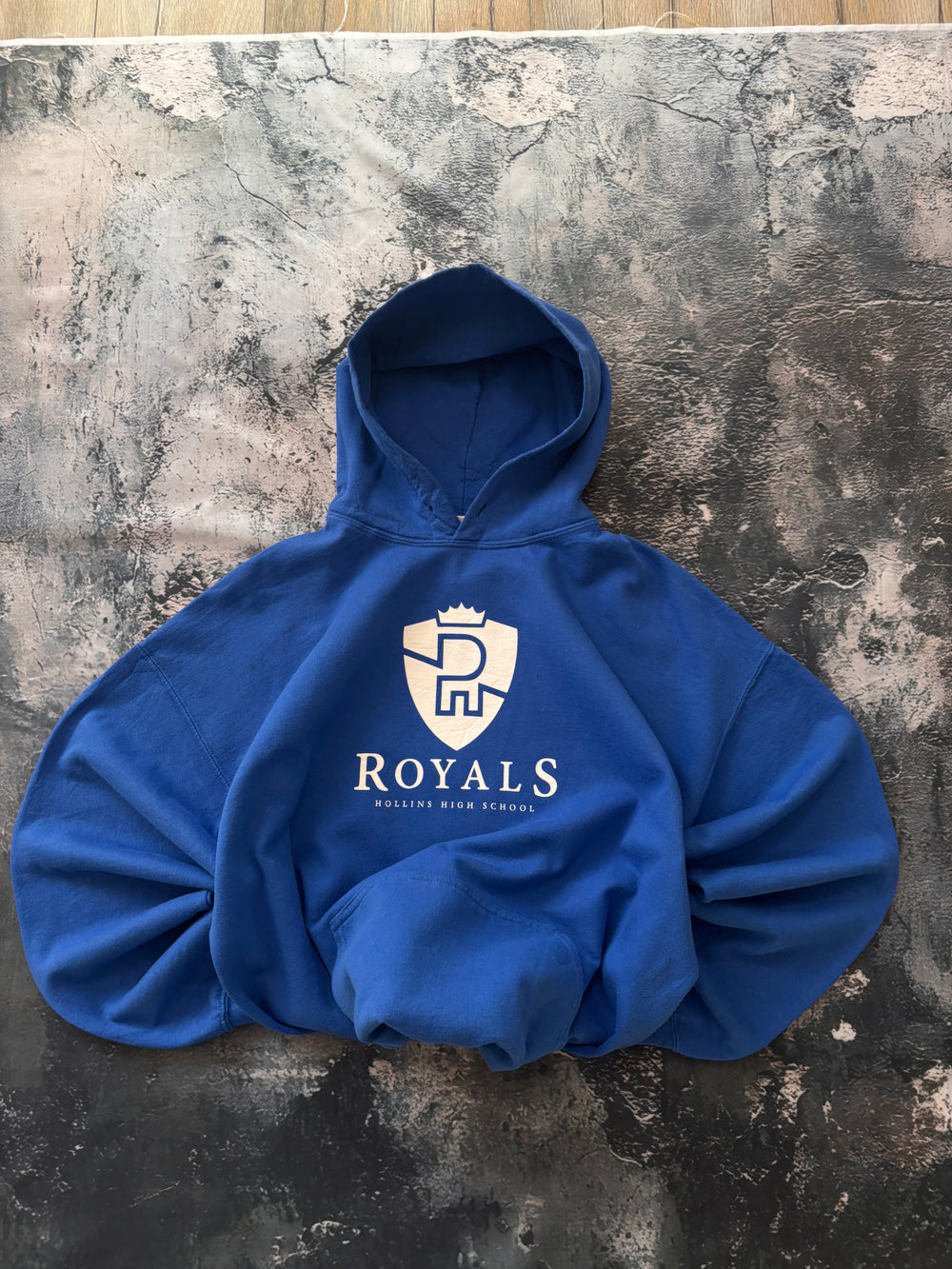 bluza hoodie ROYALS blue vintage 90s retro