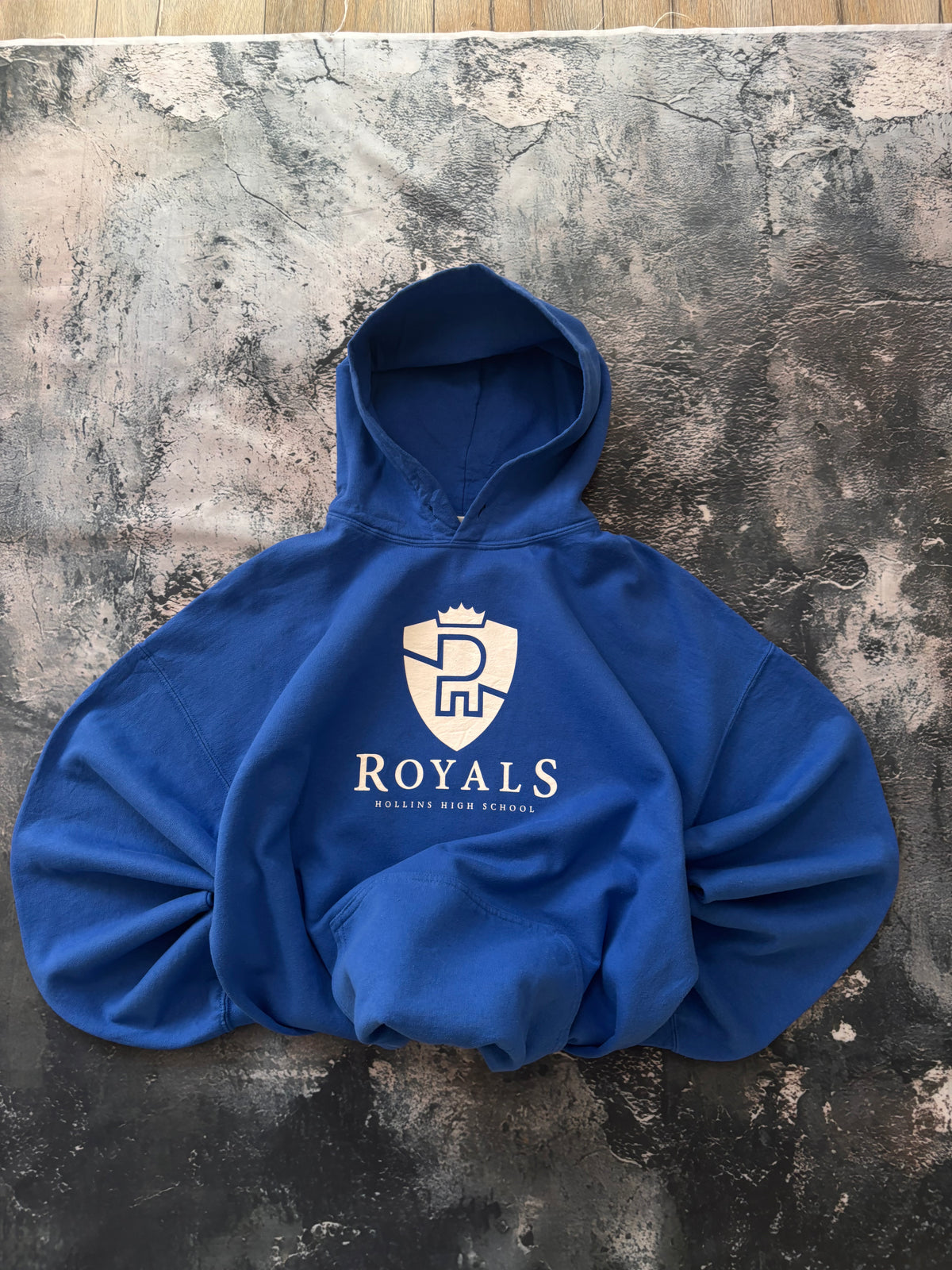 bluza hoodie ROYALS blue vintage 90s retro
