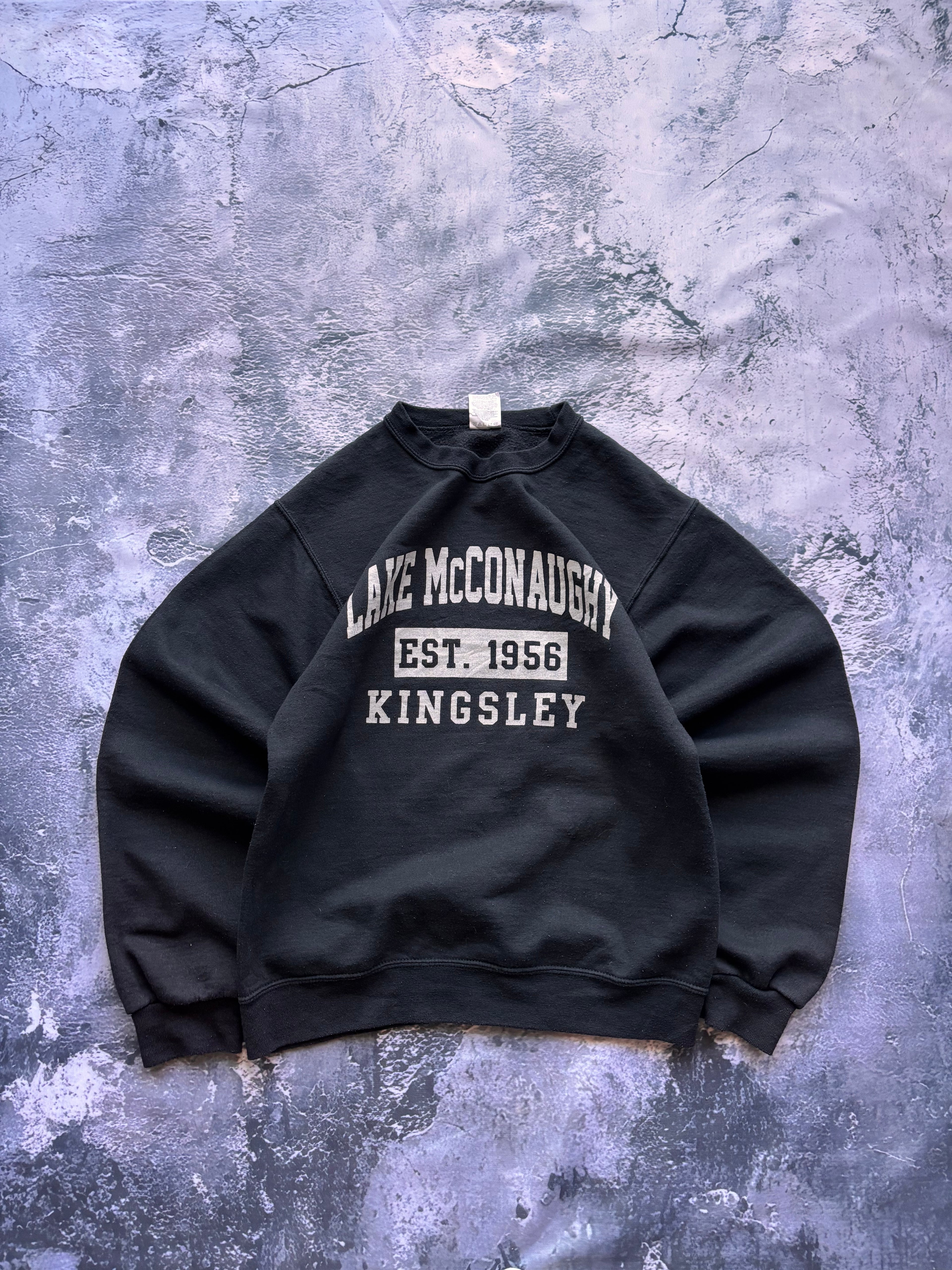 bluza crewneck czarna uniwersytecka usa streetwear basic