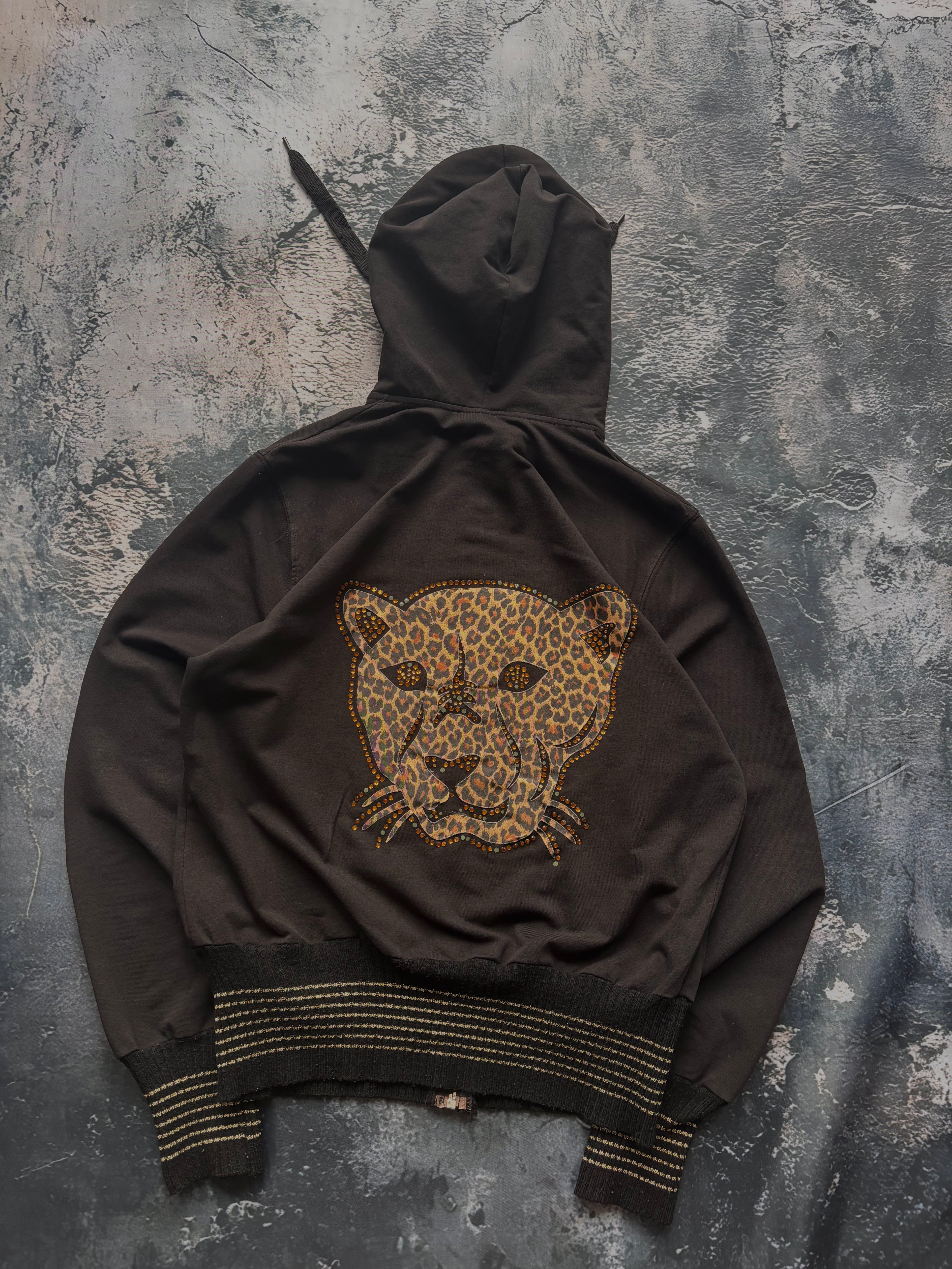 bluza hoodie Tiger przylegający krój