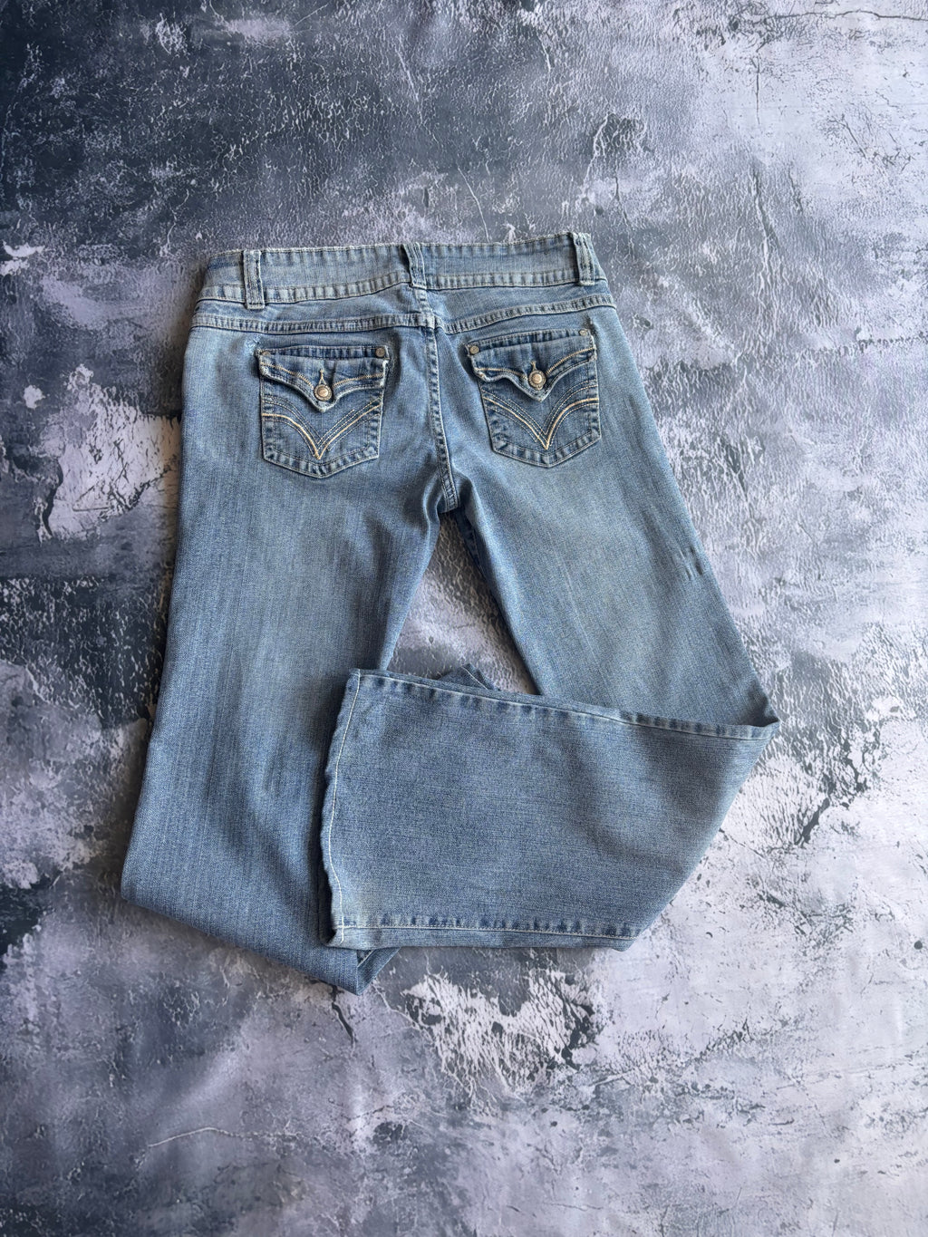 Jeans spodnie y2k z kieszeniami retro vintage usa