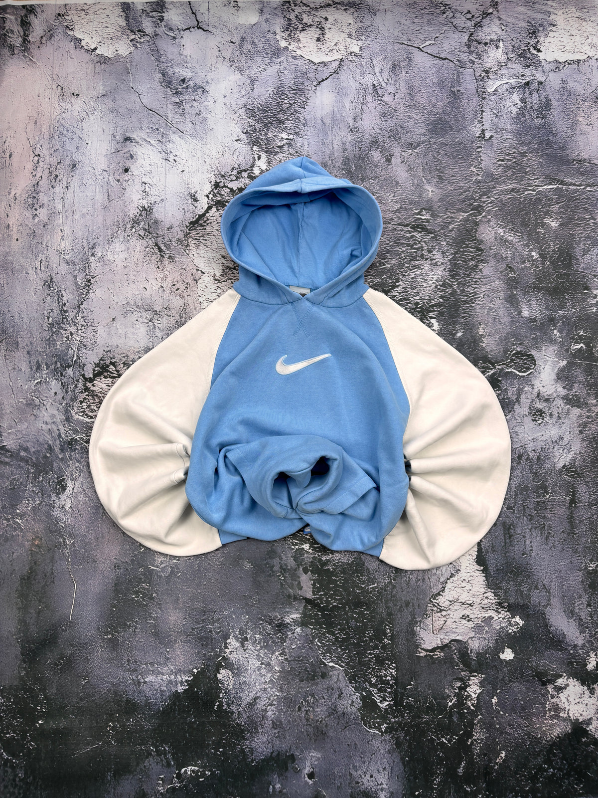 BLUZA HOODIE BLUE NIKE VINTAGE AMERICAN STREETWEAR 90S