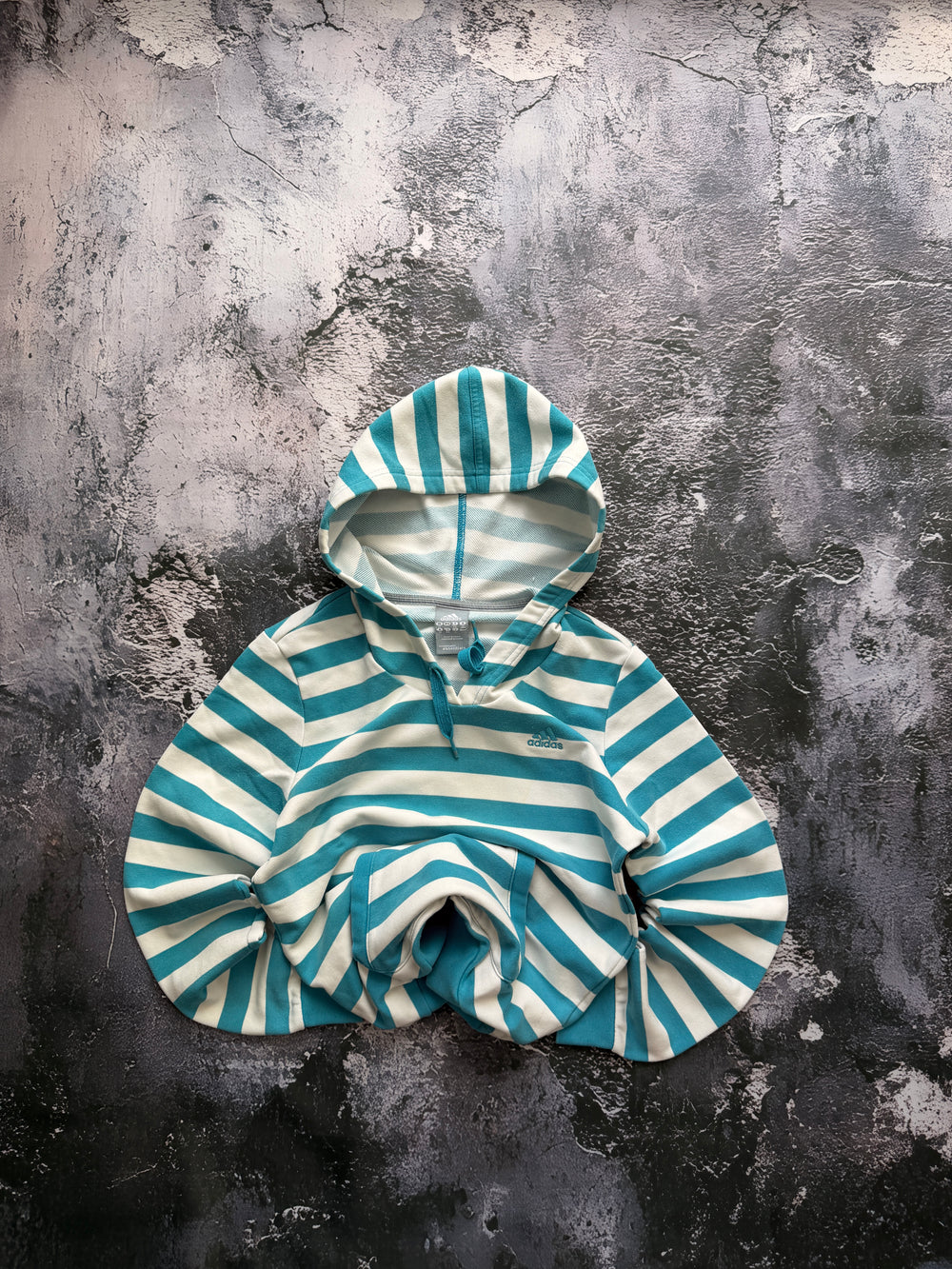 BLUZA HOODIE TIFFANY BLUE ADIDAS RETRO PROSTY KRÓJ