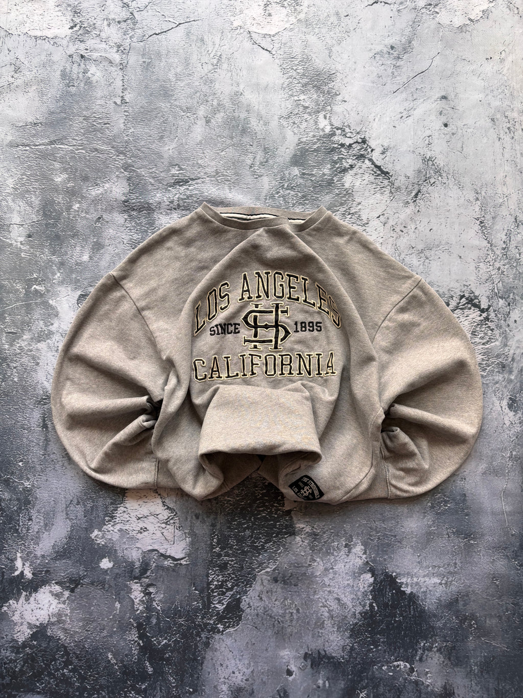 bluza crewneck LOS ANGELES vintage bawełna oversize