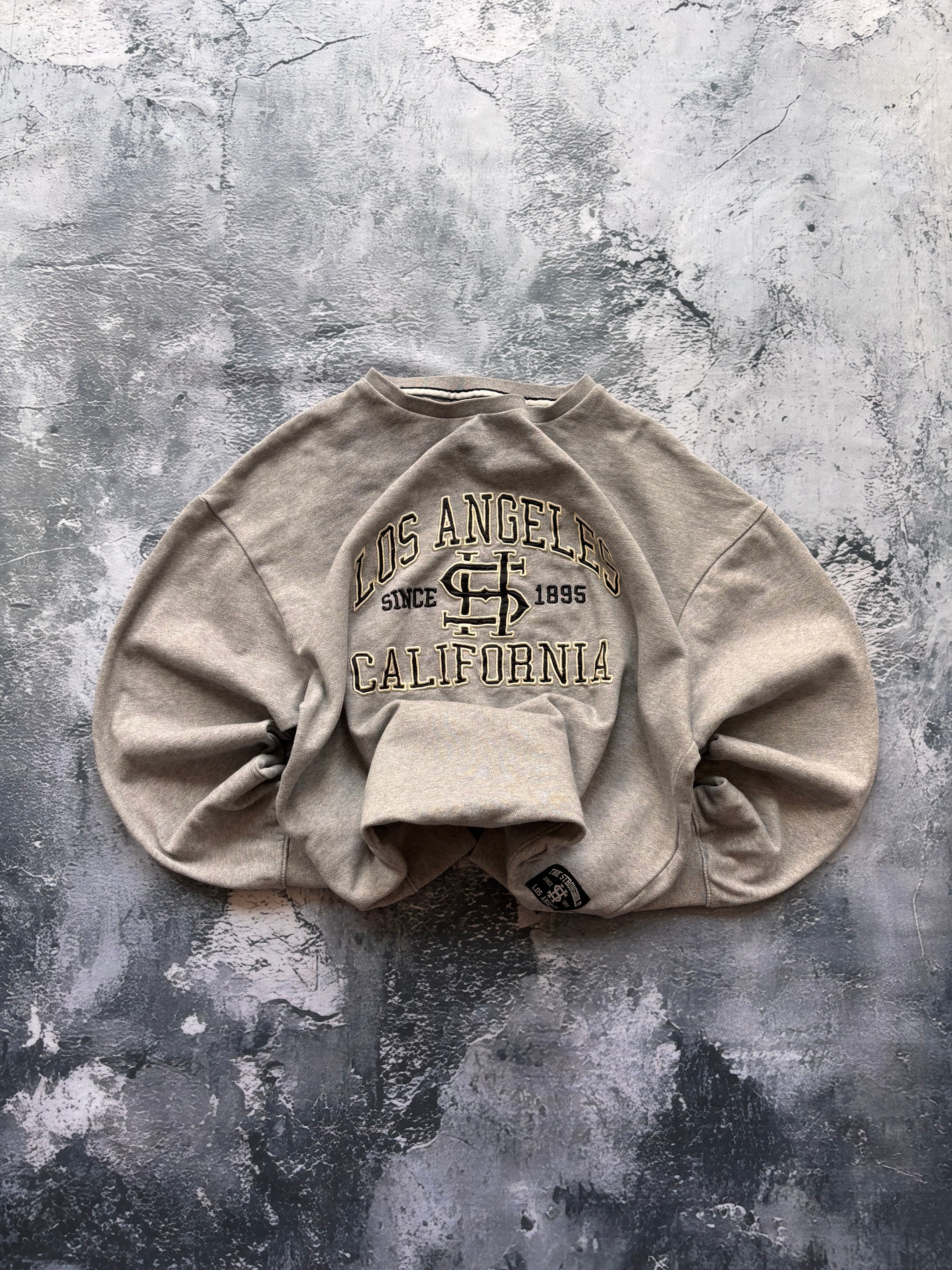 bluza crewneck LOS ANGELES vintage bawełna oversize