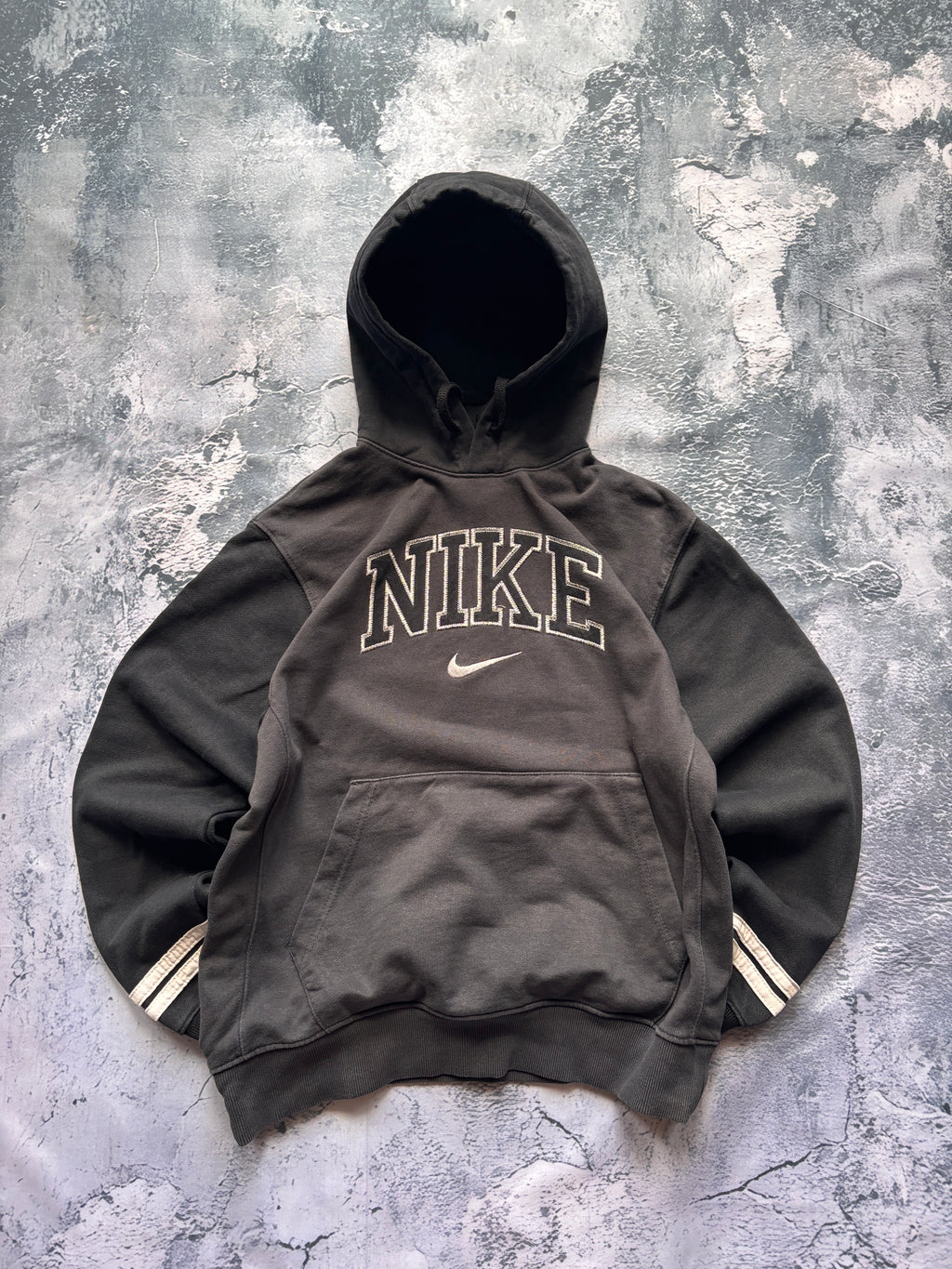 BLUZA HOODIE NIKE CZARNA VINTAGE LATA 90 AMERICAN STREETWEAR