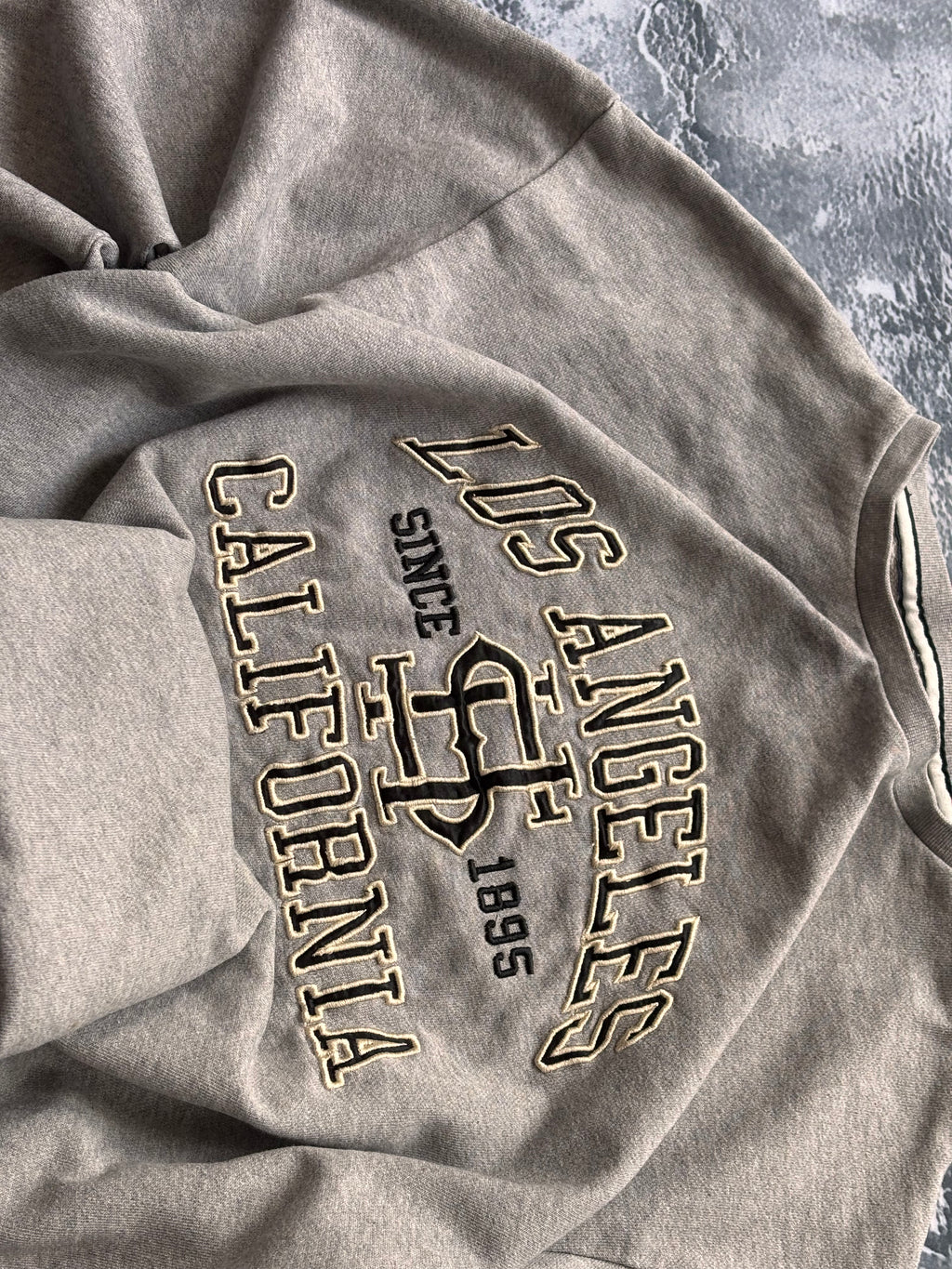 bluza crewneck LOS ANGELES vintage bawełna oversize