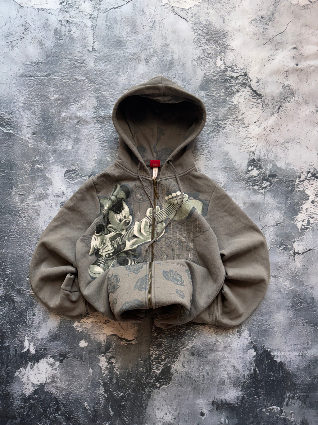 Bluza zip hoodie Myszka miki UNIKAT LATA 90 licencja