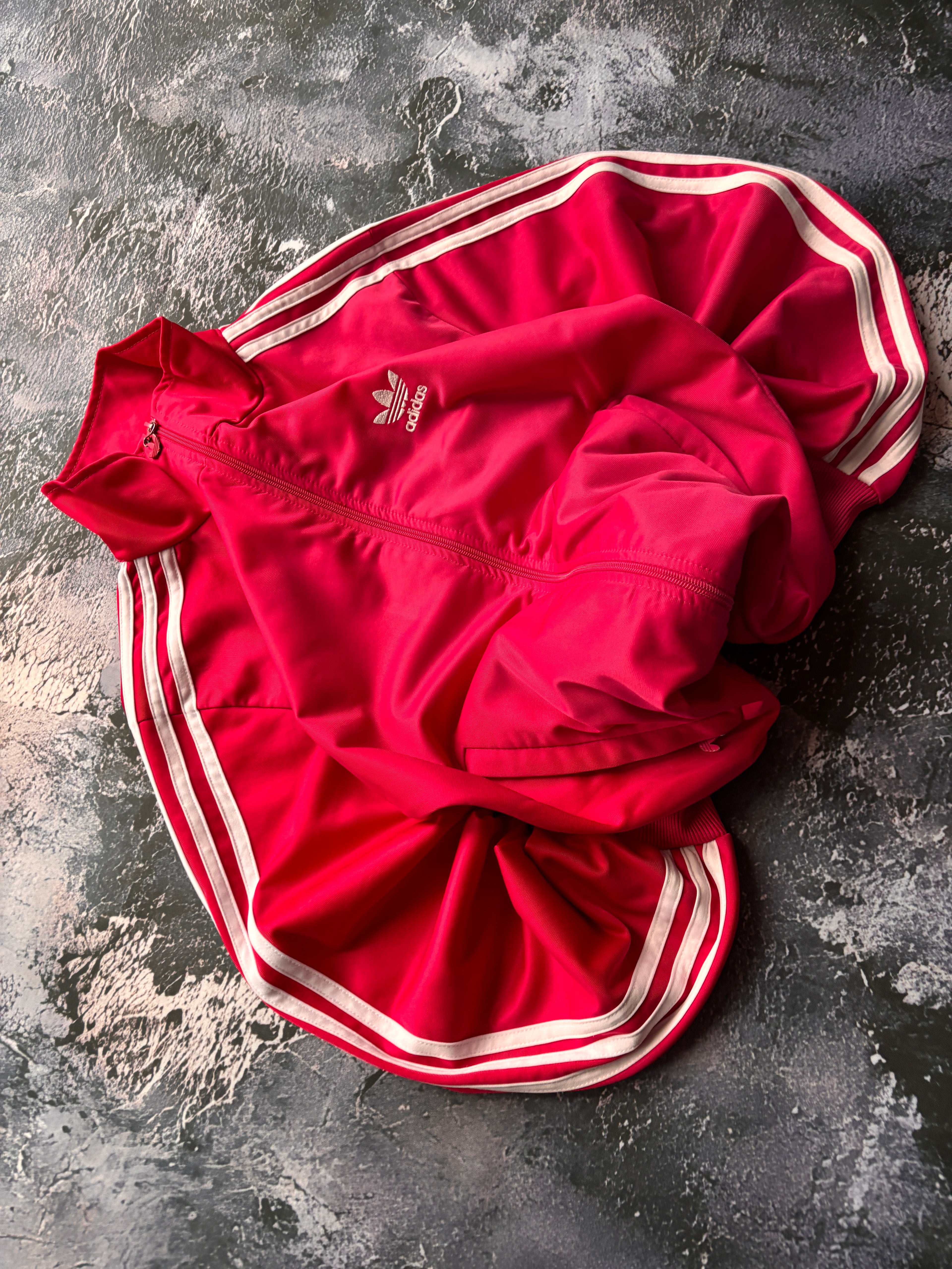 bluza zip pink w paski adidas vintage klasyk vintage