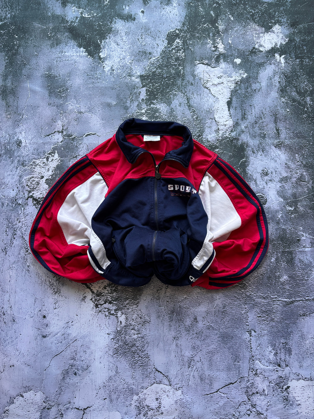 VINTAGE ADIDAS LATA 90 ZIP   OVERSIZE