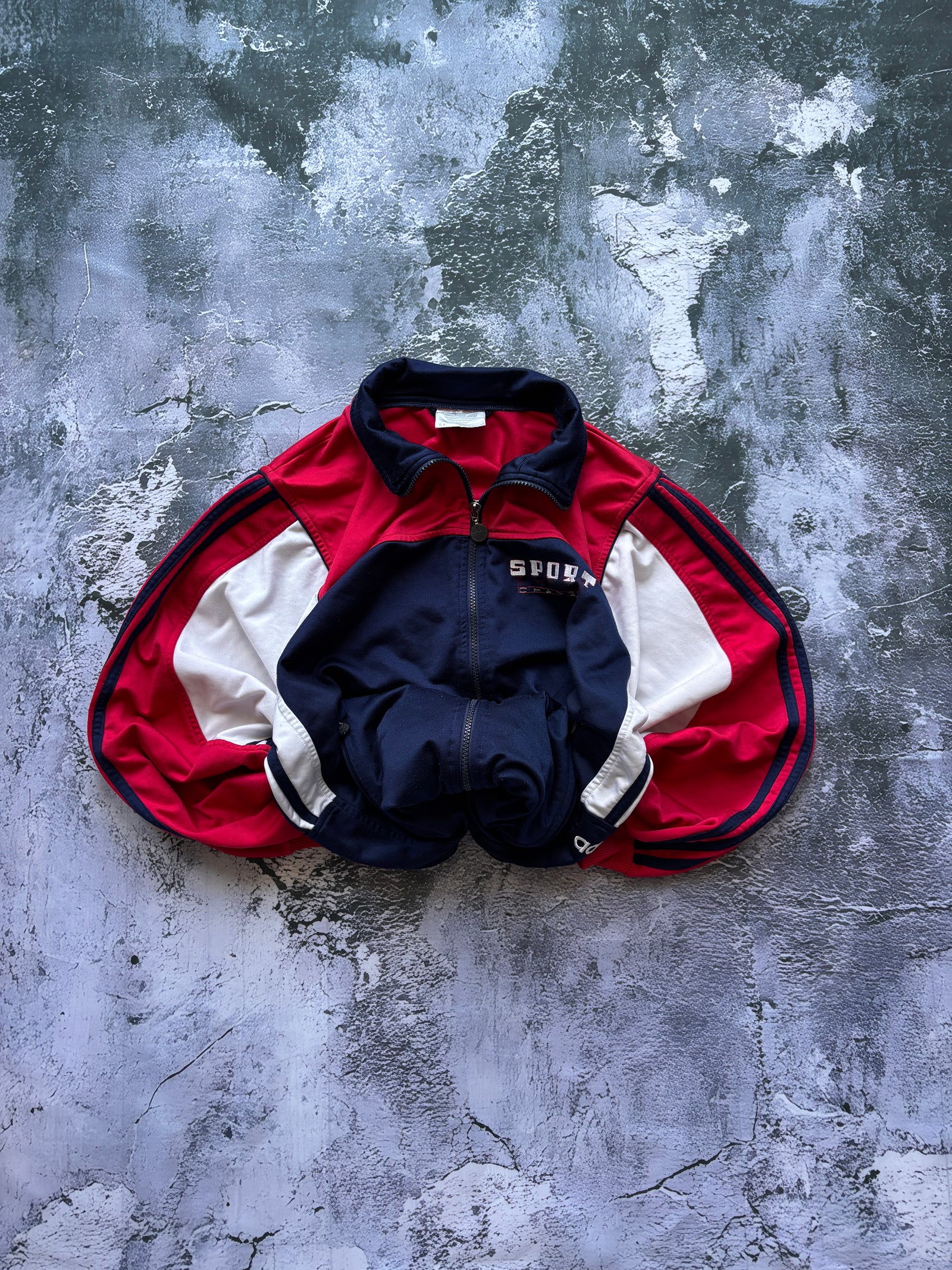 VINTAGE ADIDAS LATA 90 ZIP   OVERSIZE