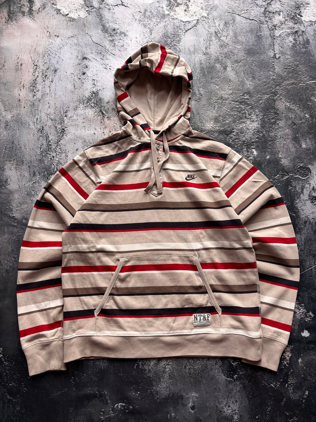 bluza hoodie w paski multicolor oversize baggy pinterest tiktok