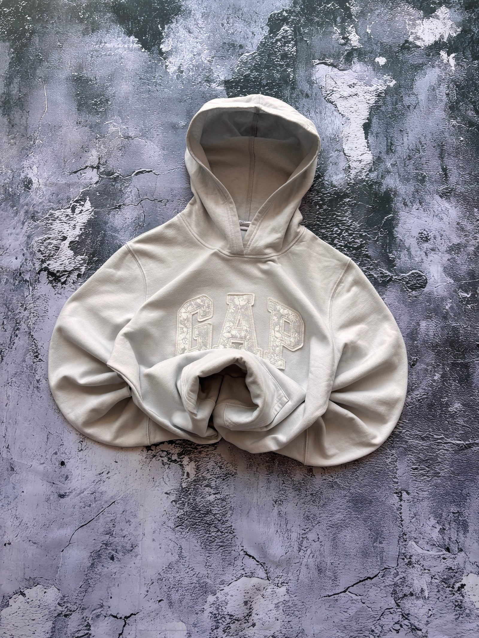 BLUZA HOODIE GAP KWEICISTA RETRO PROSTY KRÓJ