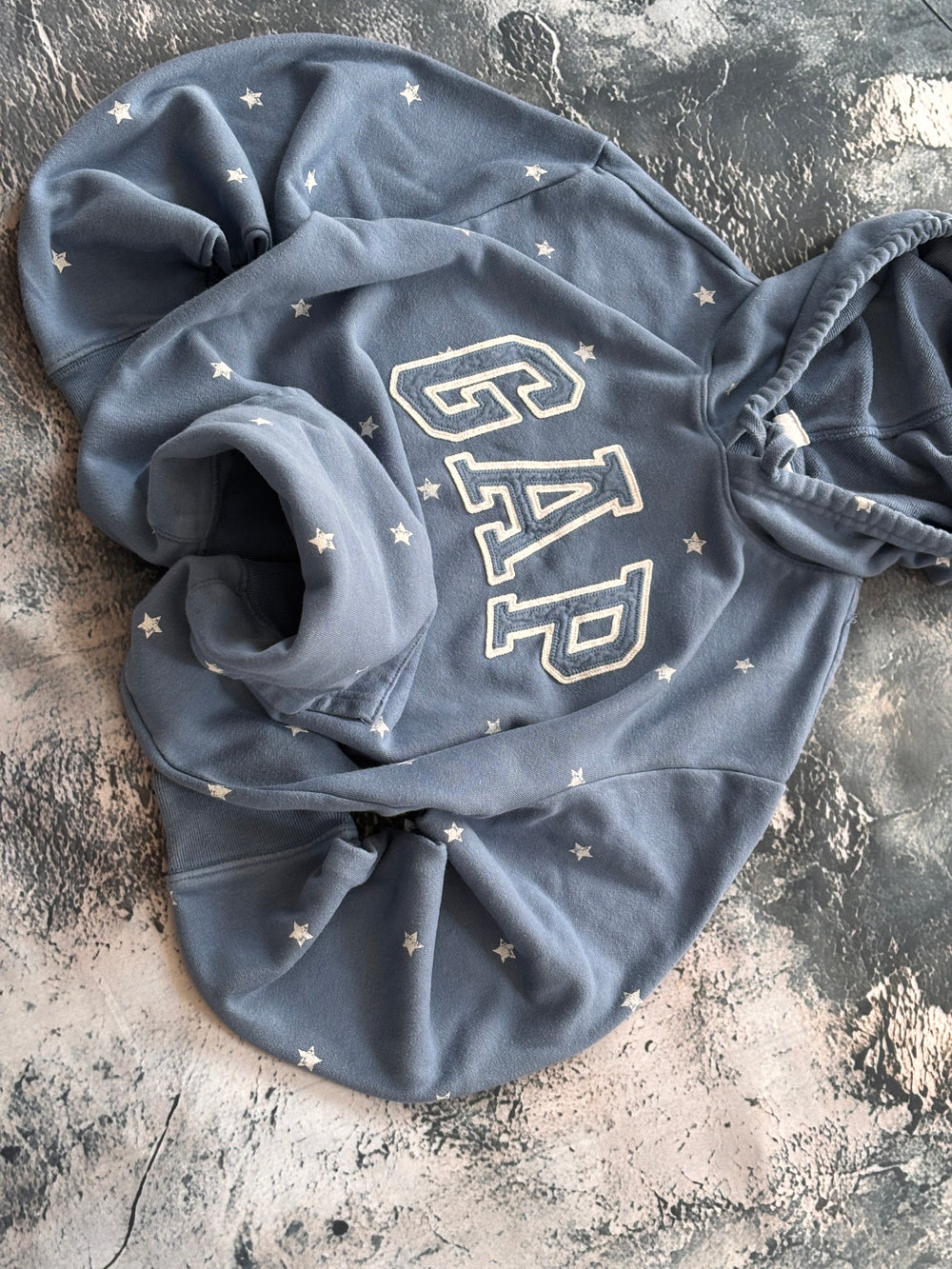 Bluza hoodie Gap y2k w gwiazdki retro vintage american streetwear