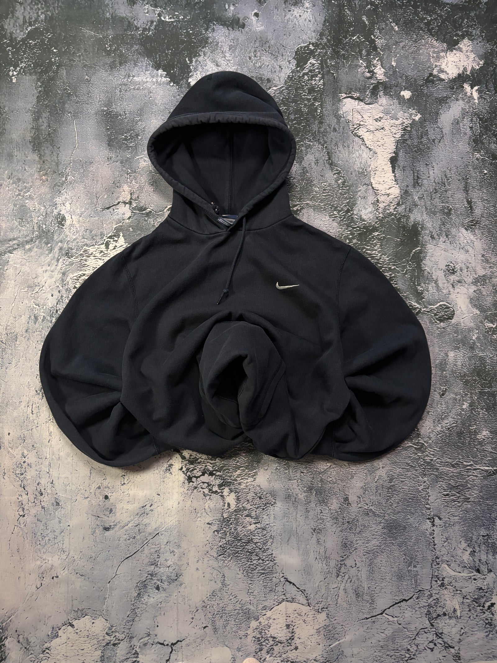 BLUZA NIKE BASIC HOODIE GRANATOWA RETRO