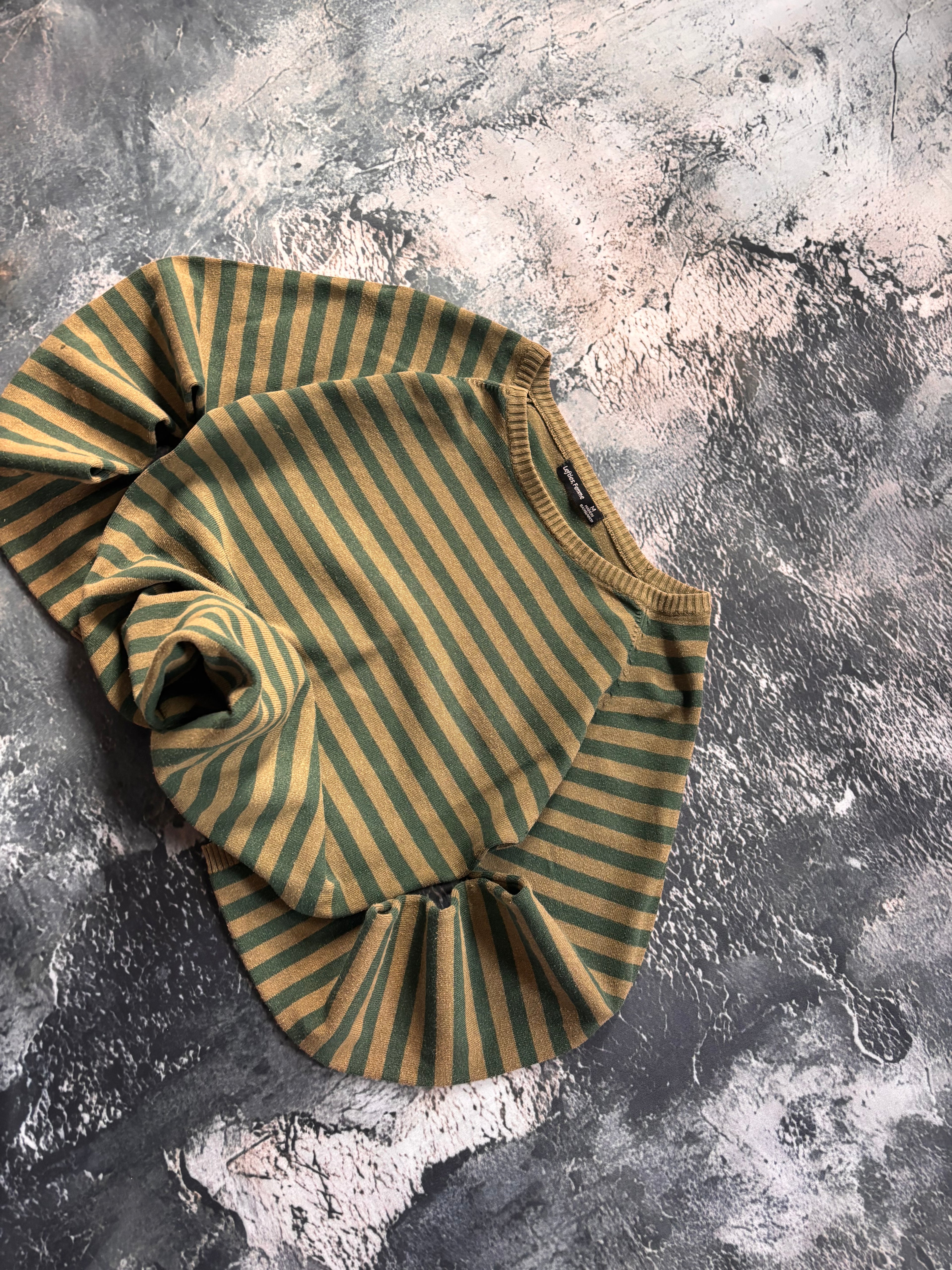 Sweter khaki zielony vintage