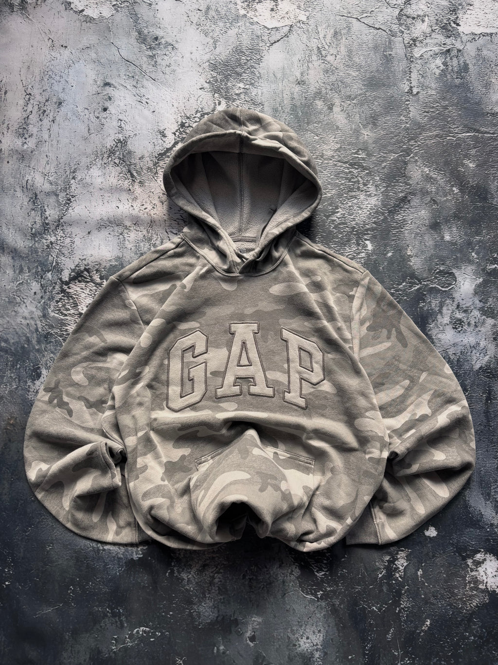 Bluza gap szara camo moro vintage