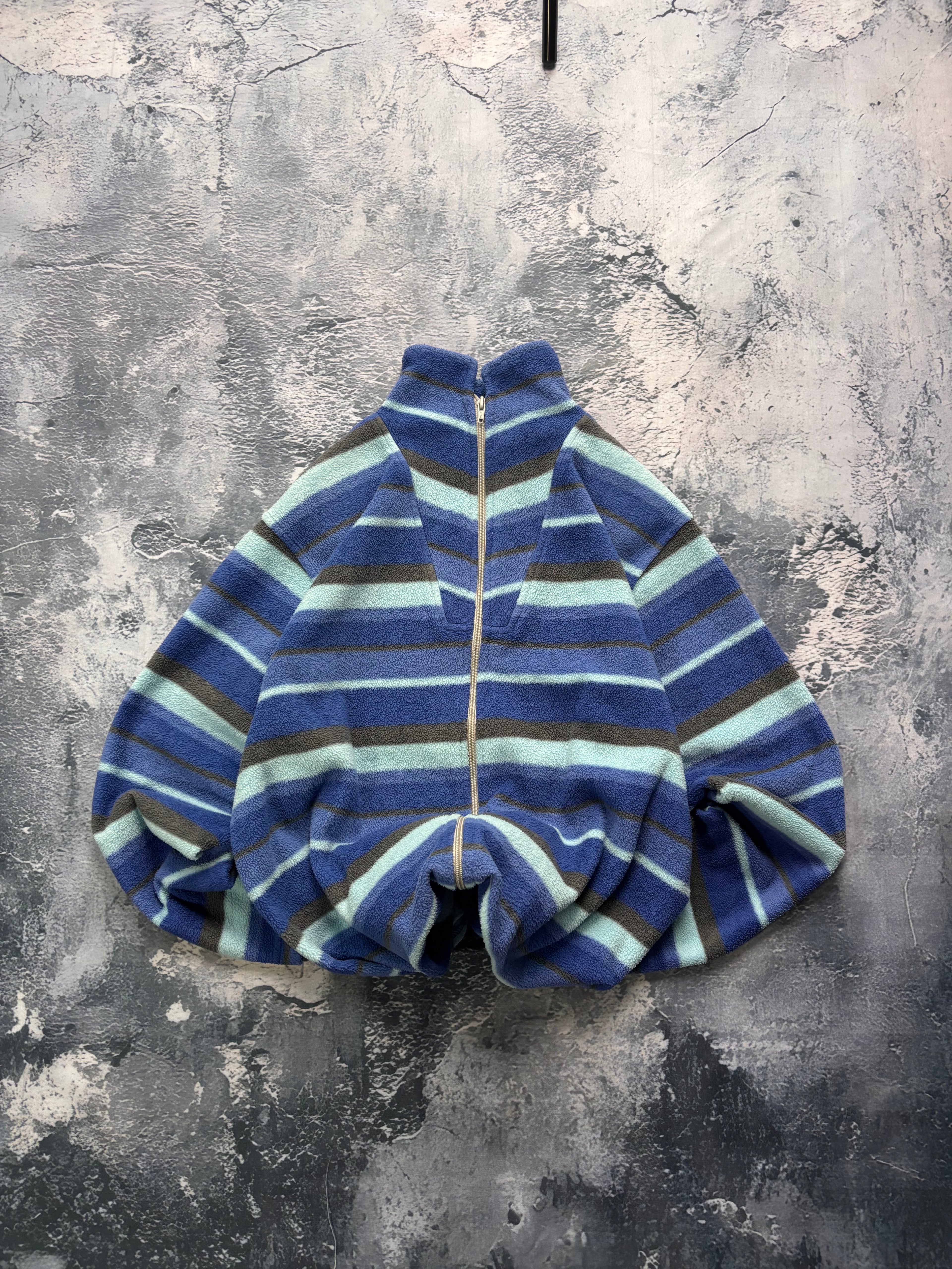 polar bluza  vintage niebieski