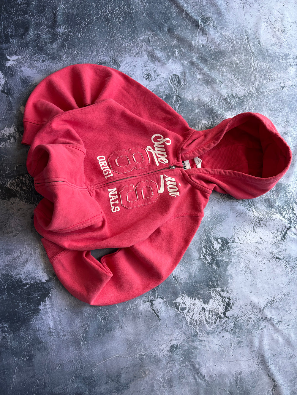 bluza zip hoodie 89 vintage prosty krój