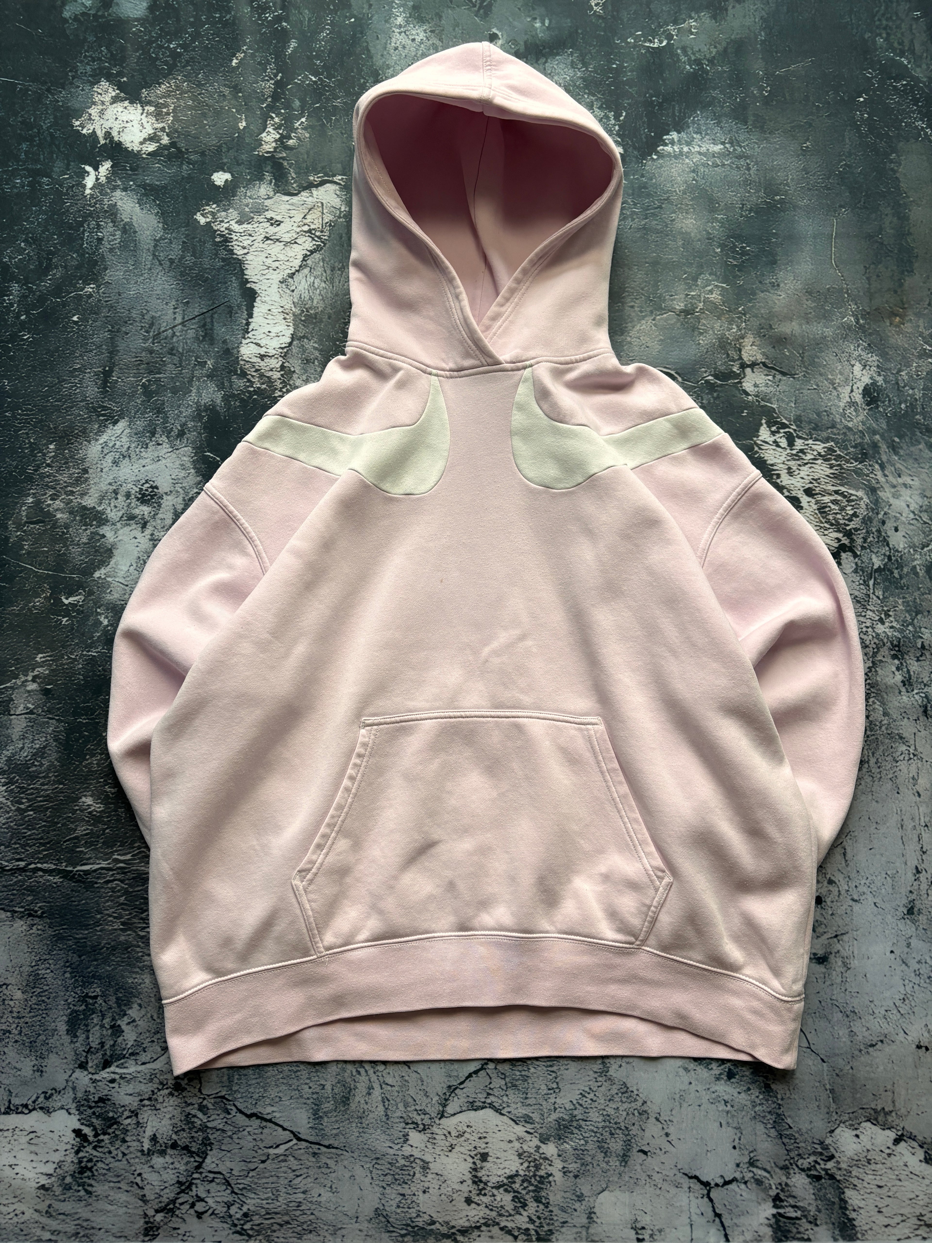 BLUZA NIKE PINK BIG LOGO OVERSIZE