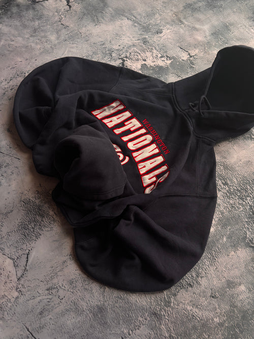 BLUZA ADIDAS WASHINGTON USA lata 90 retro american streetwear granatowa