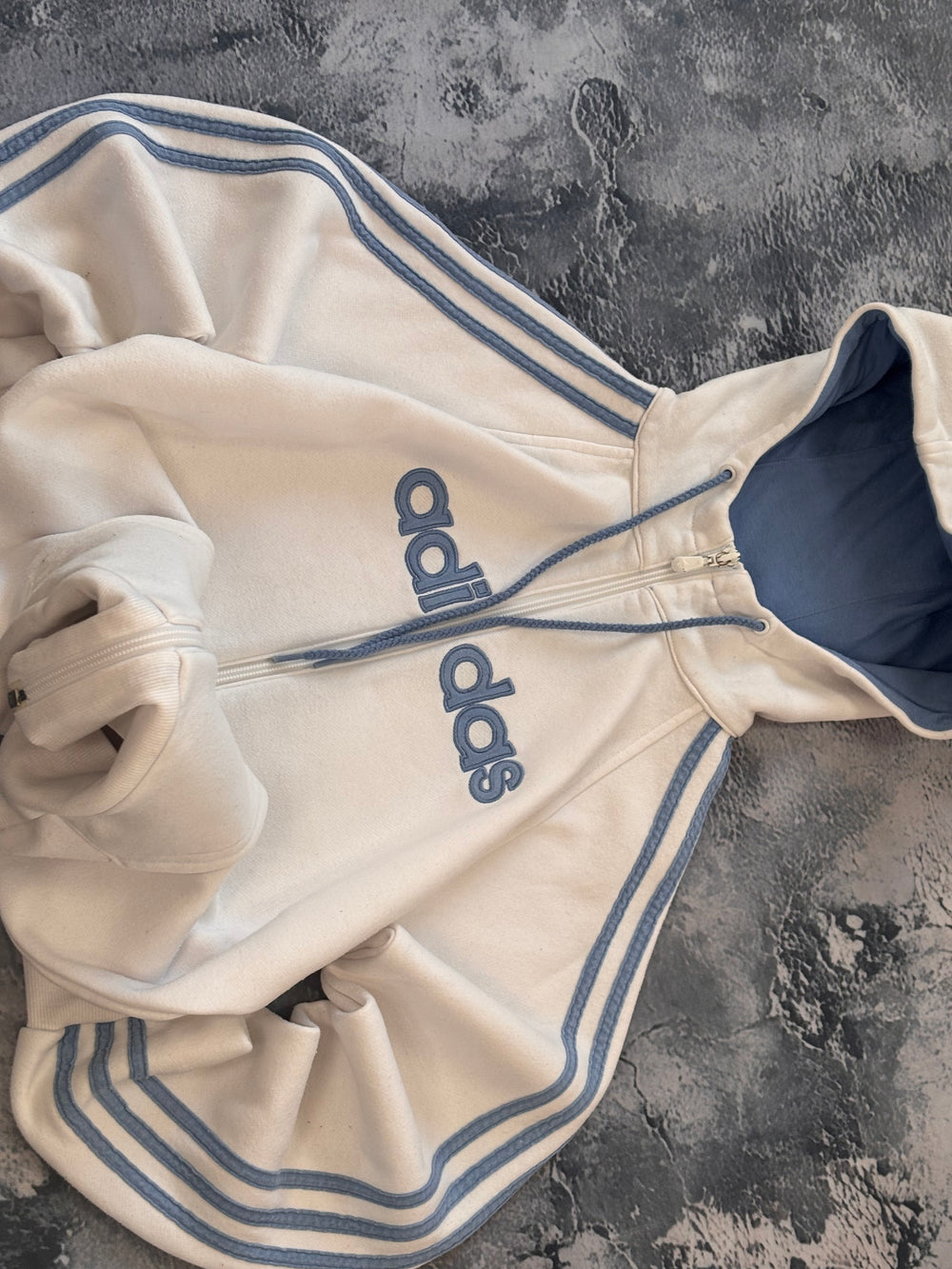 bluza zip hoodie w passive vintage basic retro