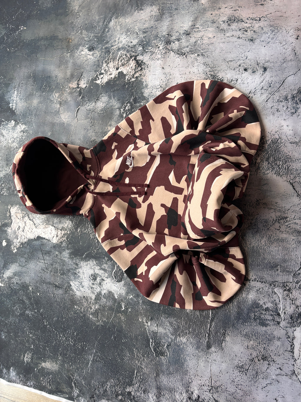 BLUZA HOODIE NIKE BURGUNDOWA VINTAGE RETRO 90S