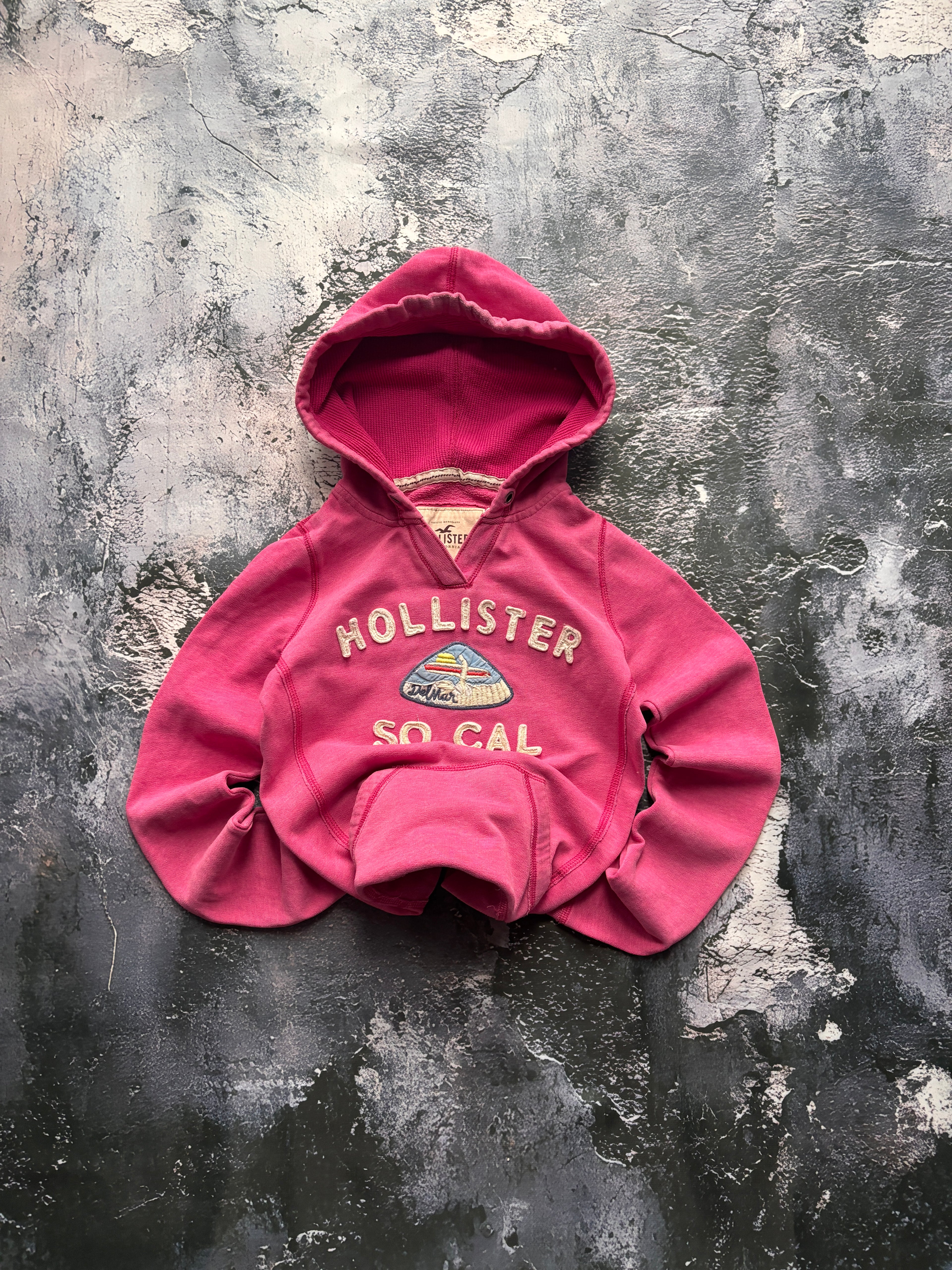 bluza HOLLISTER PRZYLEGAJĄCY  krój vintage retro unikatowa pink