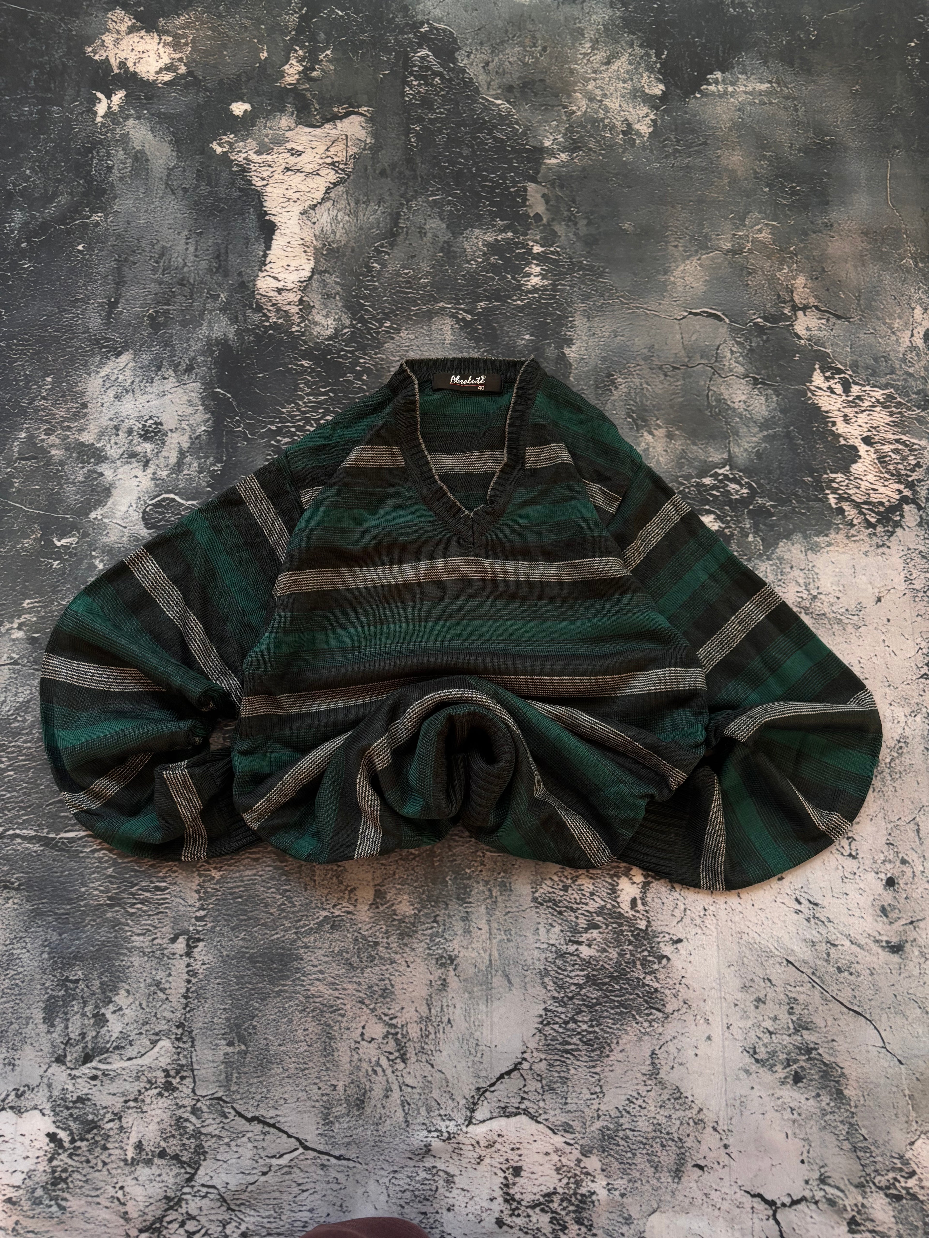 Sweter zielony oversize vintage