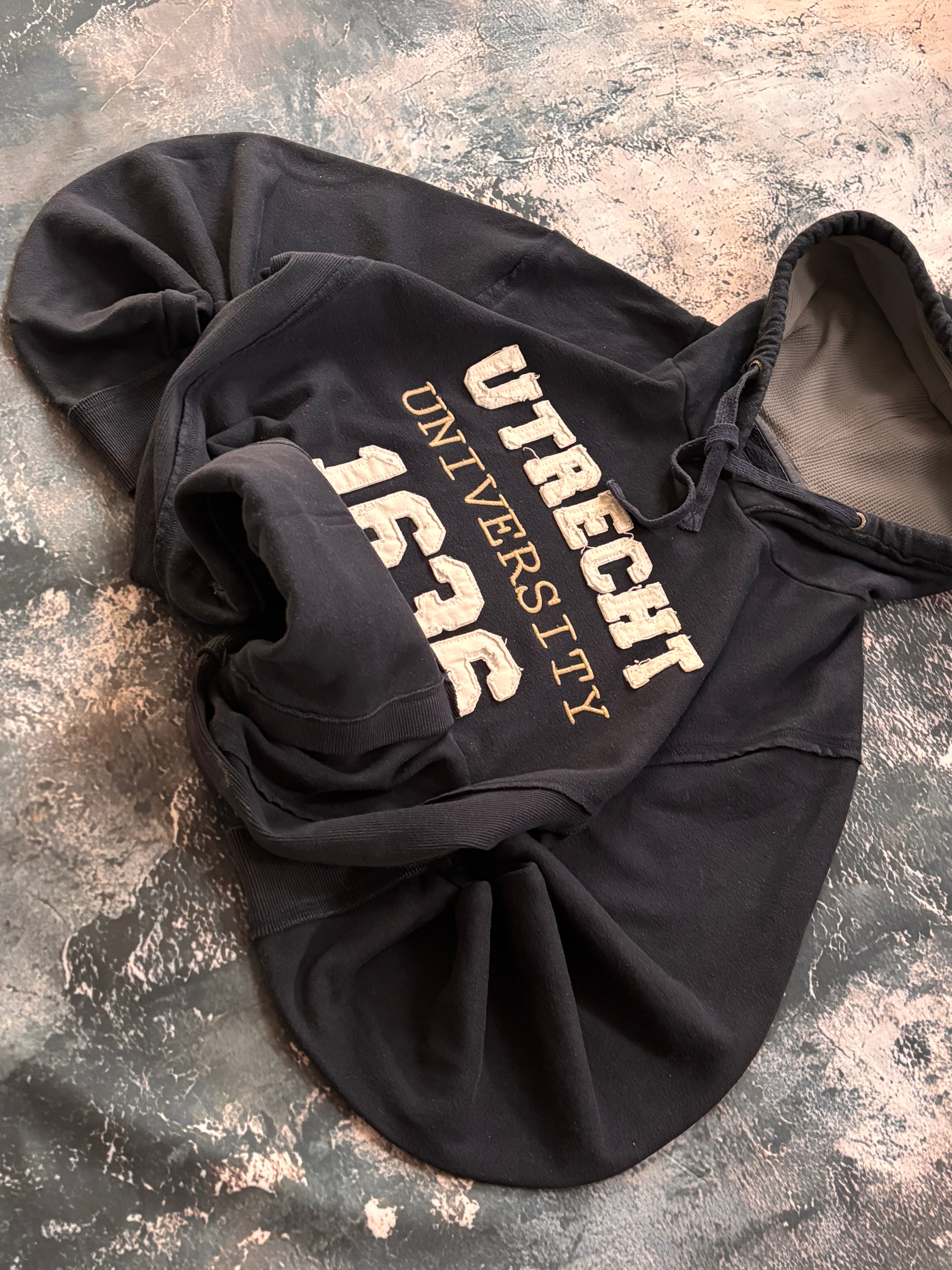 Bluza hoodie BUBBLE krój  UTREECHT granatowa oversize