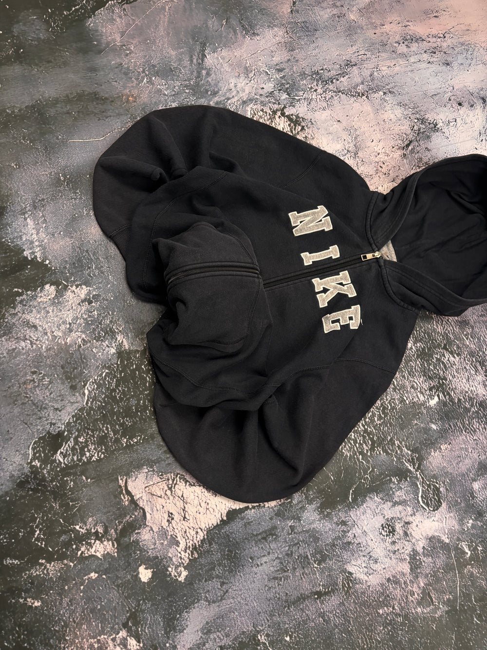 BLUZA HOODIE NIKE CZARNA BLACK RETRO 90S
