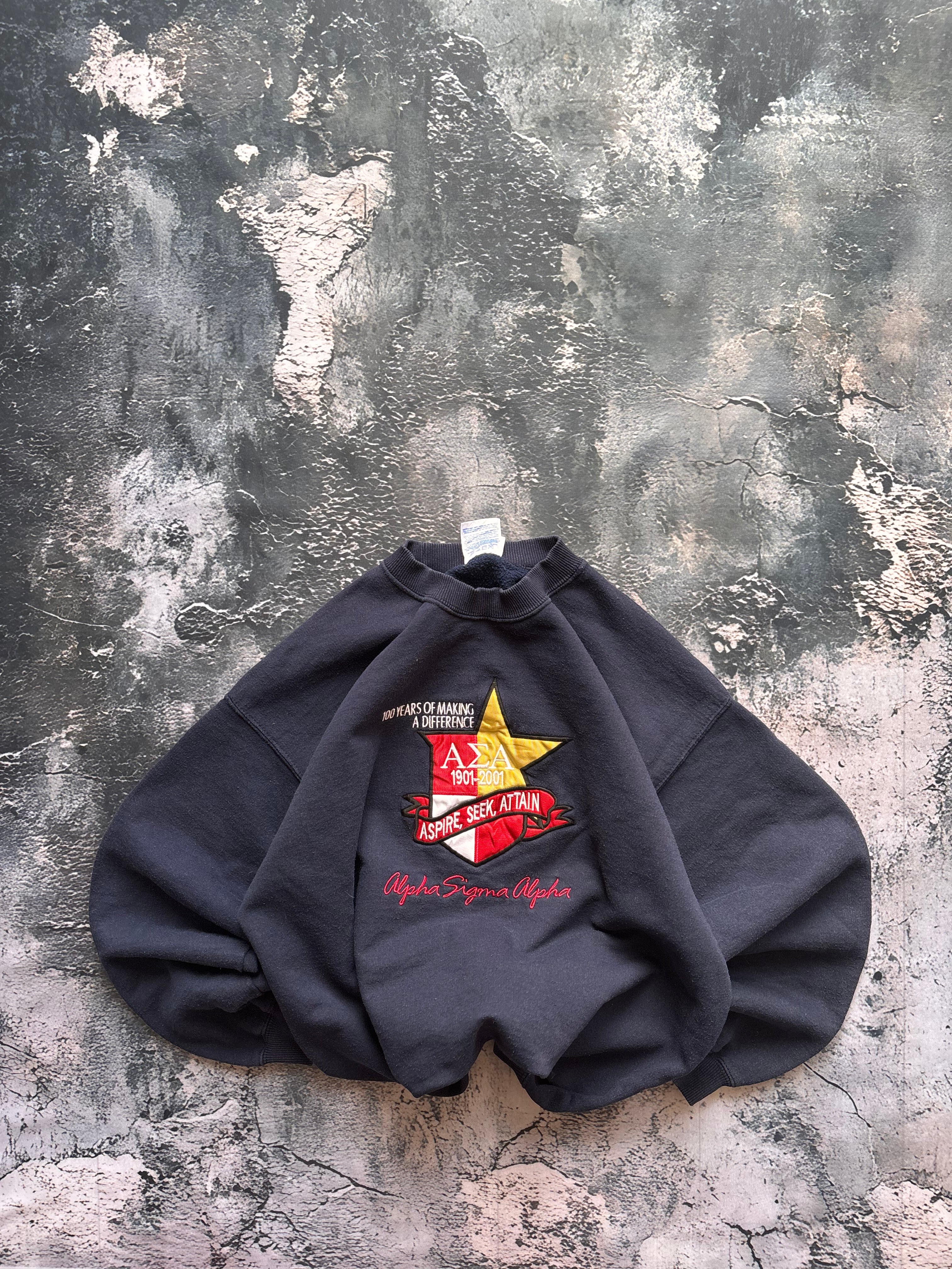 Bluza crewneck oversize vintage oldschool retro 90s streetwear basic