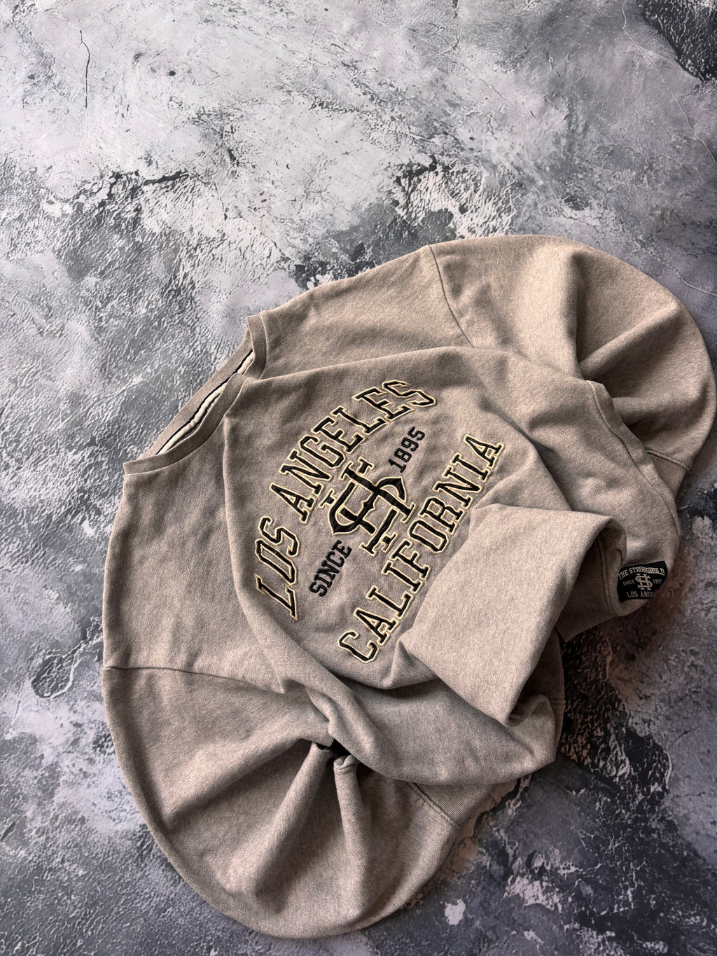 bluza crewneck LOS ANGELES vintage bawełna oversize