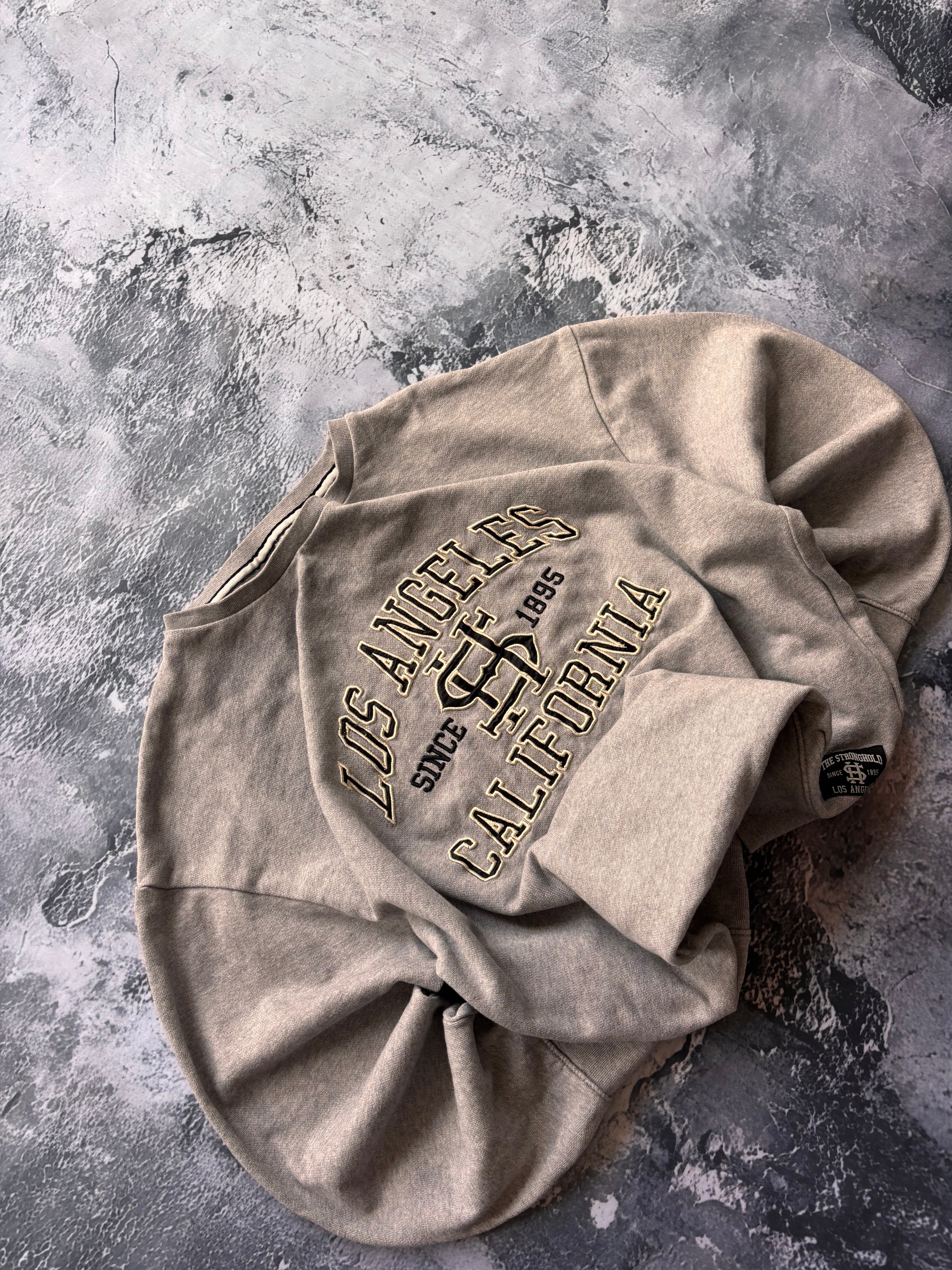 bluza crewneck LOS ANGELES vintage bawełna oversize