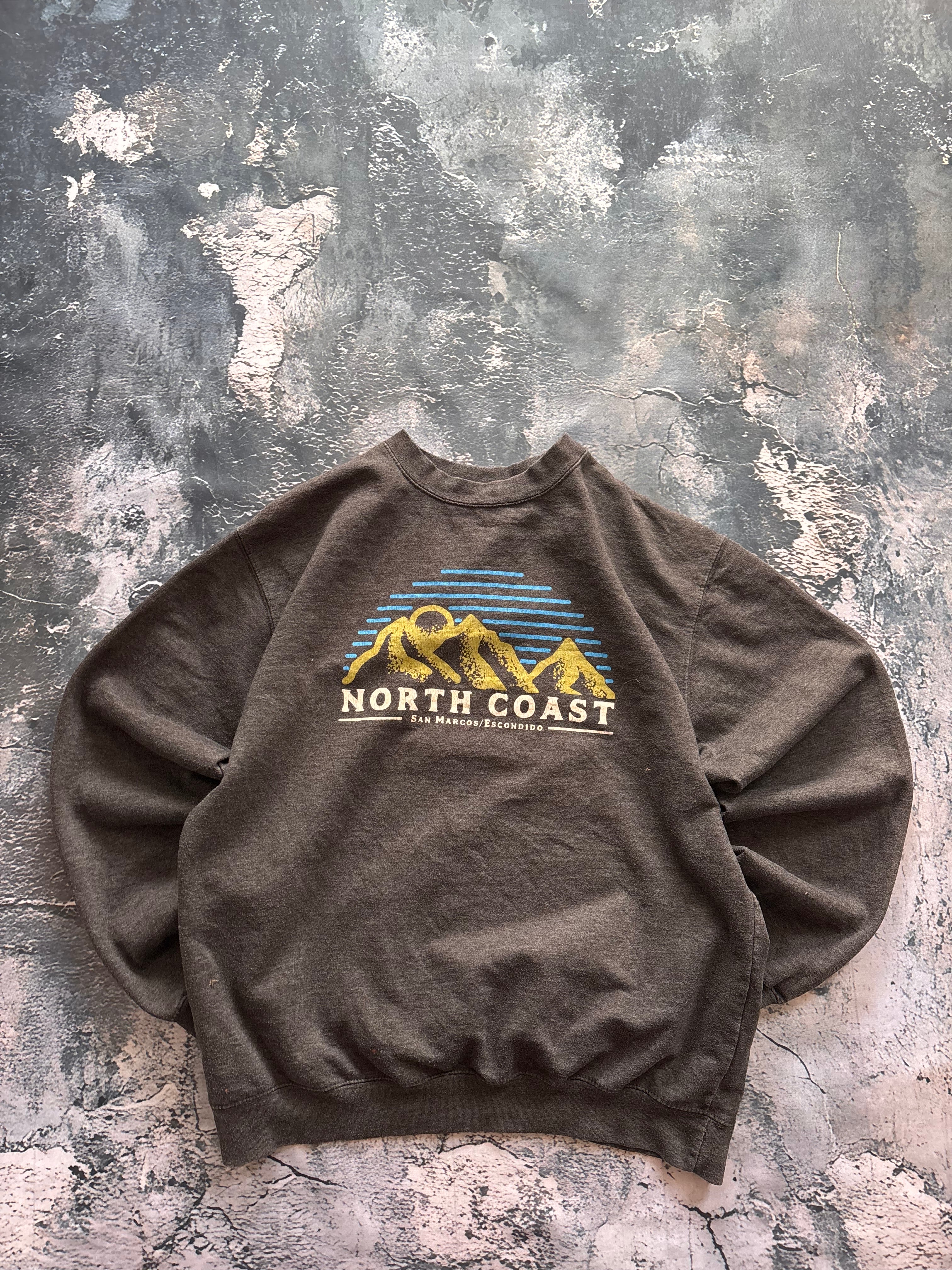 Bluza crewneck oversize boxy vintage oldschool retro 90s streetwear basic