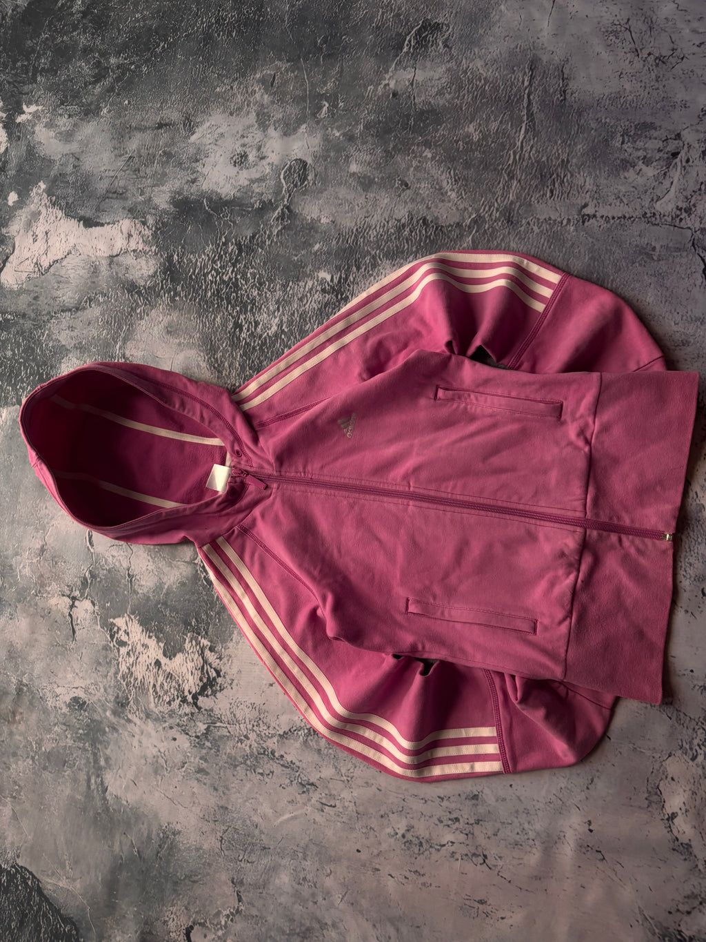 bluza zip hoodie prosty krój adidas
