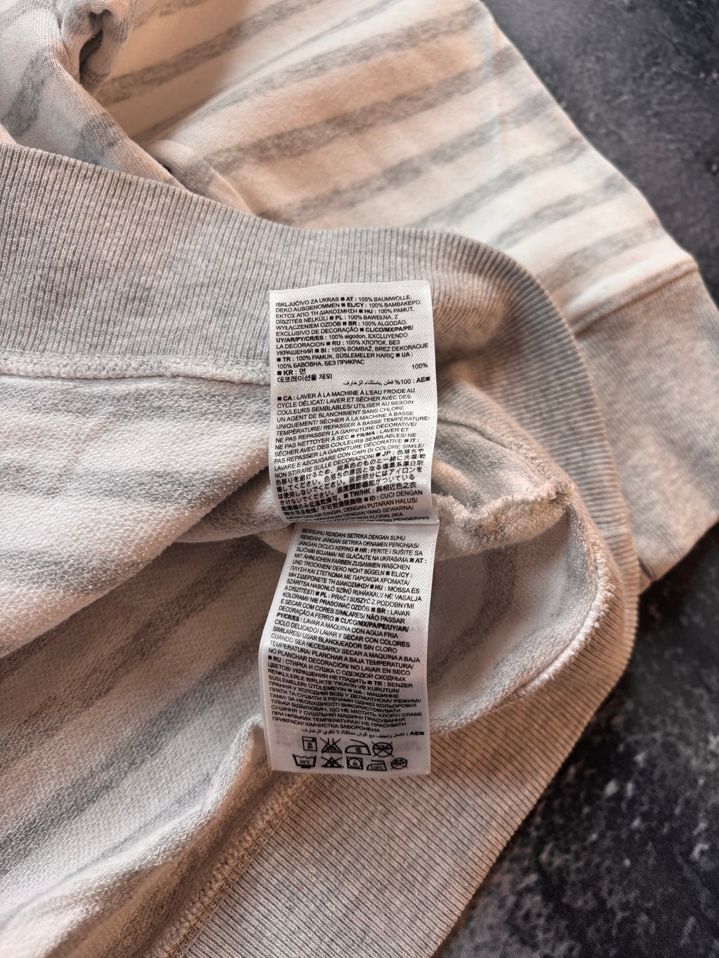 Bluza hoodie Gap w paski