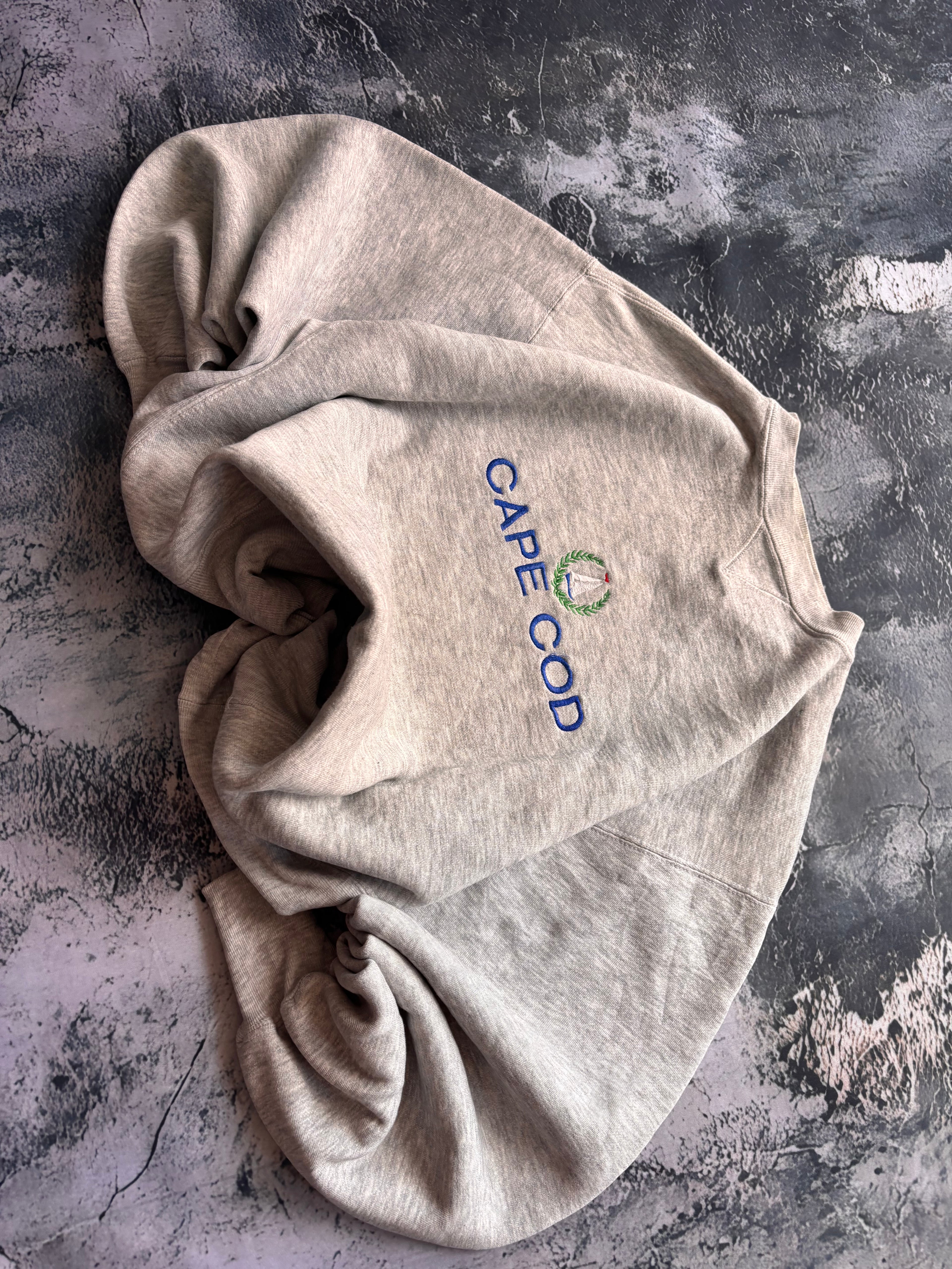 Bluza crewneck Cape Cod oversize boxy vintage oldschool retro 90s americana streetwear