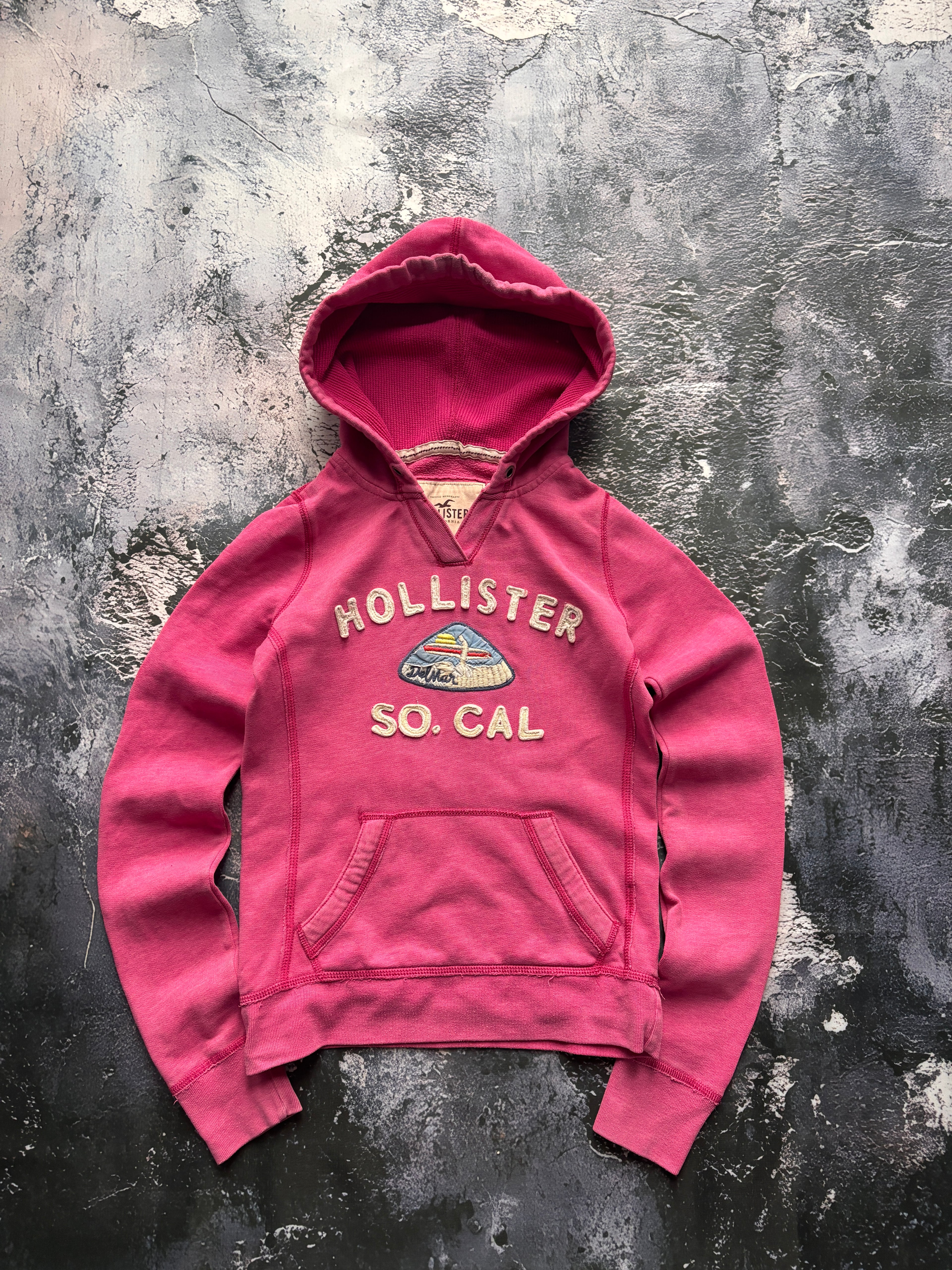 bluza HOLLISTER PRZYLEGAJĄCY  krój vintage retro unikatowa pink