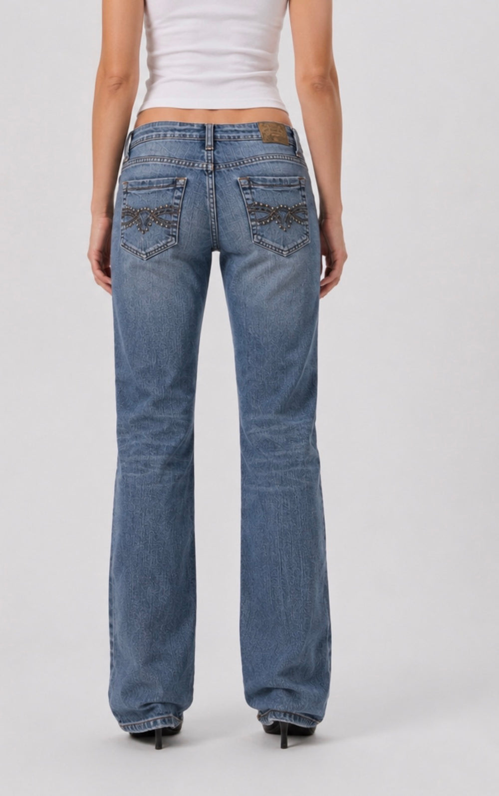 Jeans prostu krój retro y2k vintage