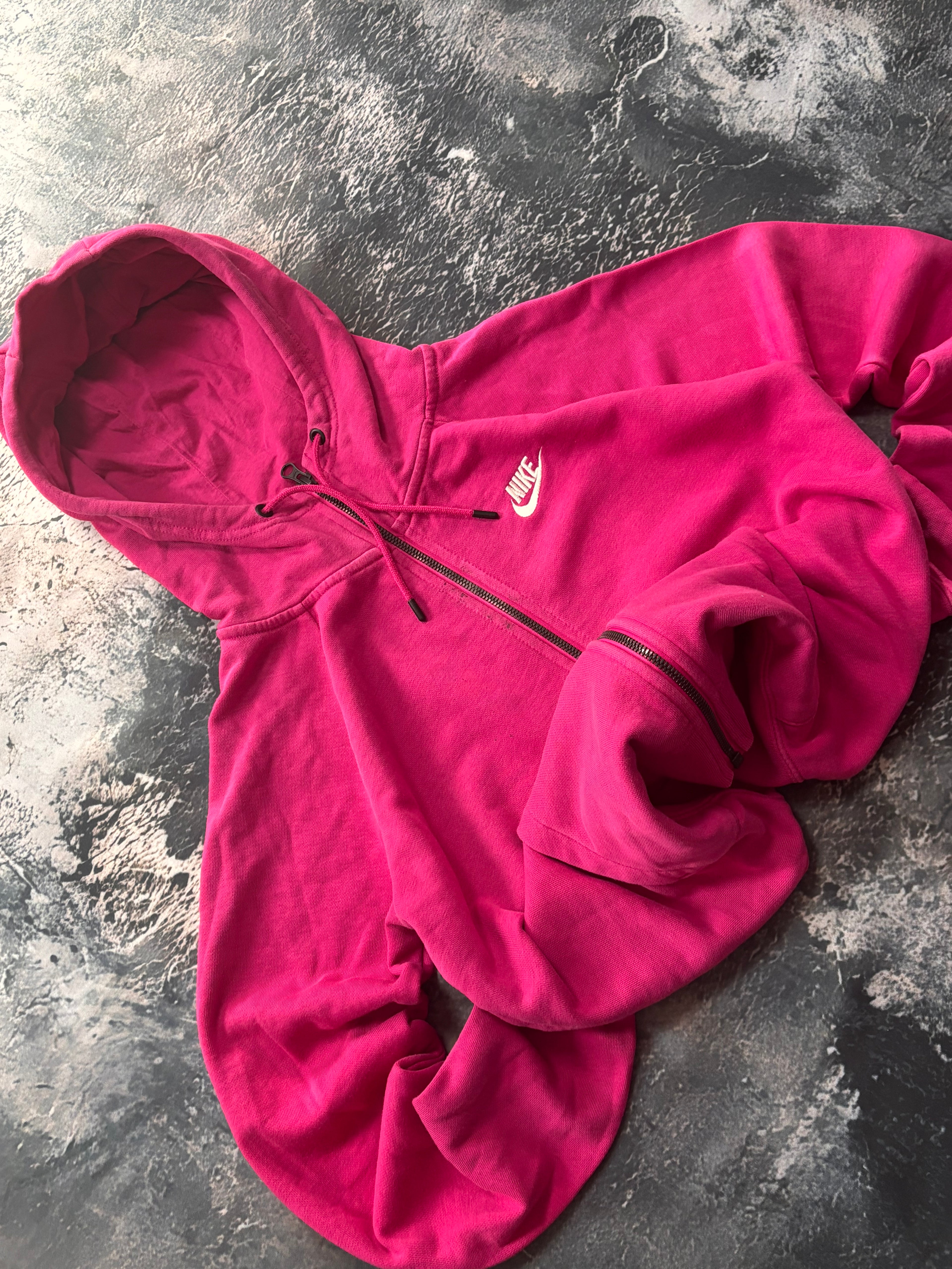 bluza hoodie Nike pink różowa zip vintage pinterest