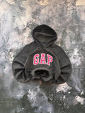 BLUZA HOODIE SZARA BASIC GAP RETRO PROSTY KRÓJ