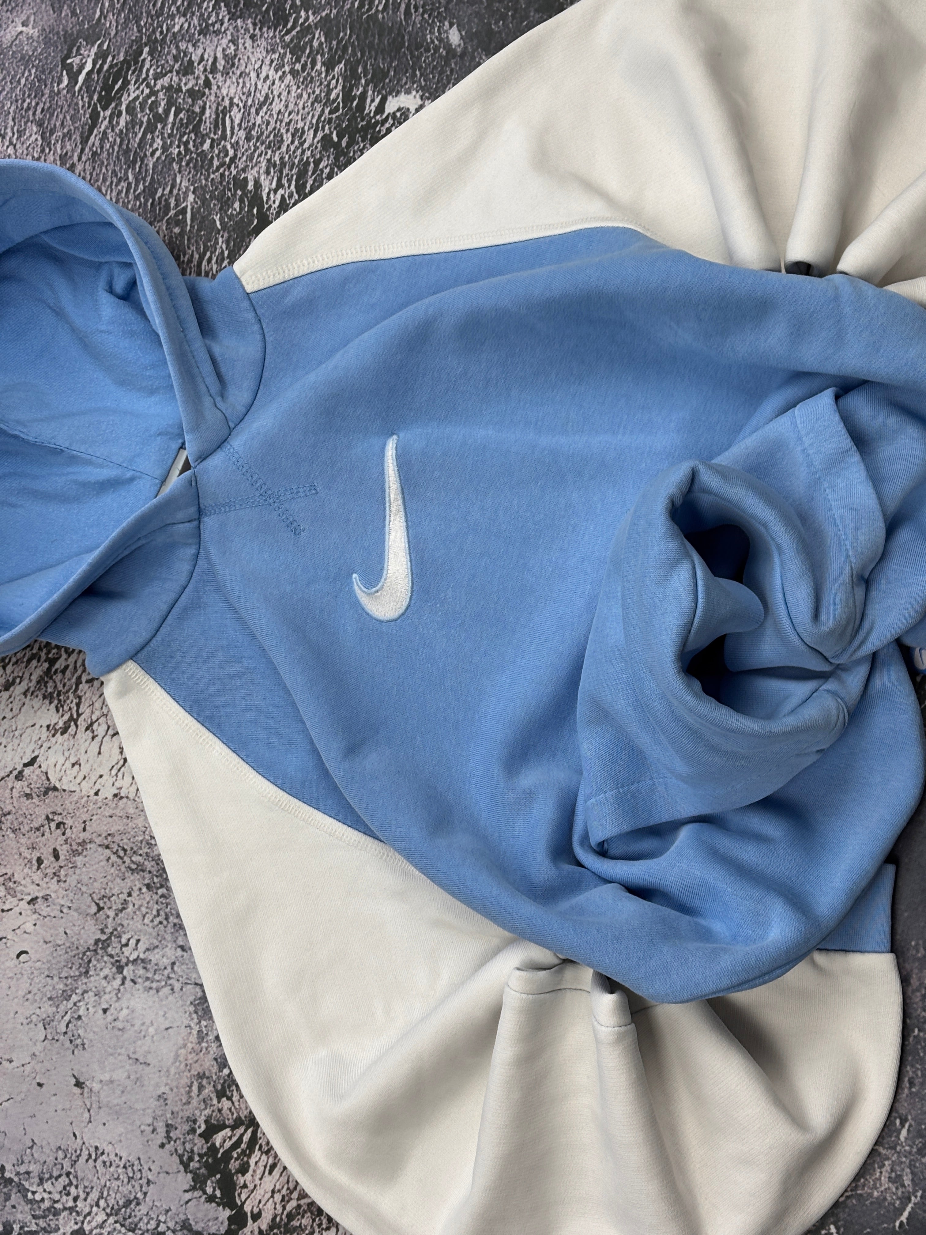 BLUZA HOODIE BLUE NIKE VINTAGE AMERICAN STREETWEAR 90S