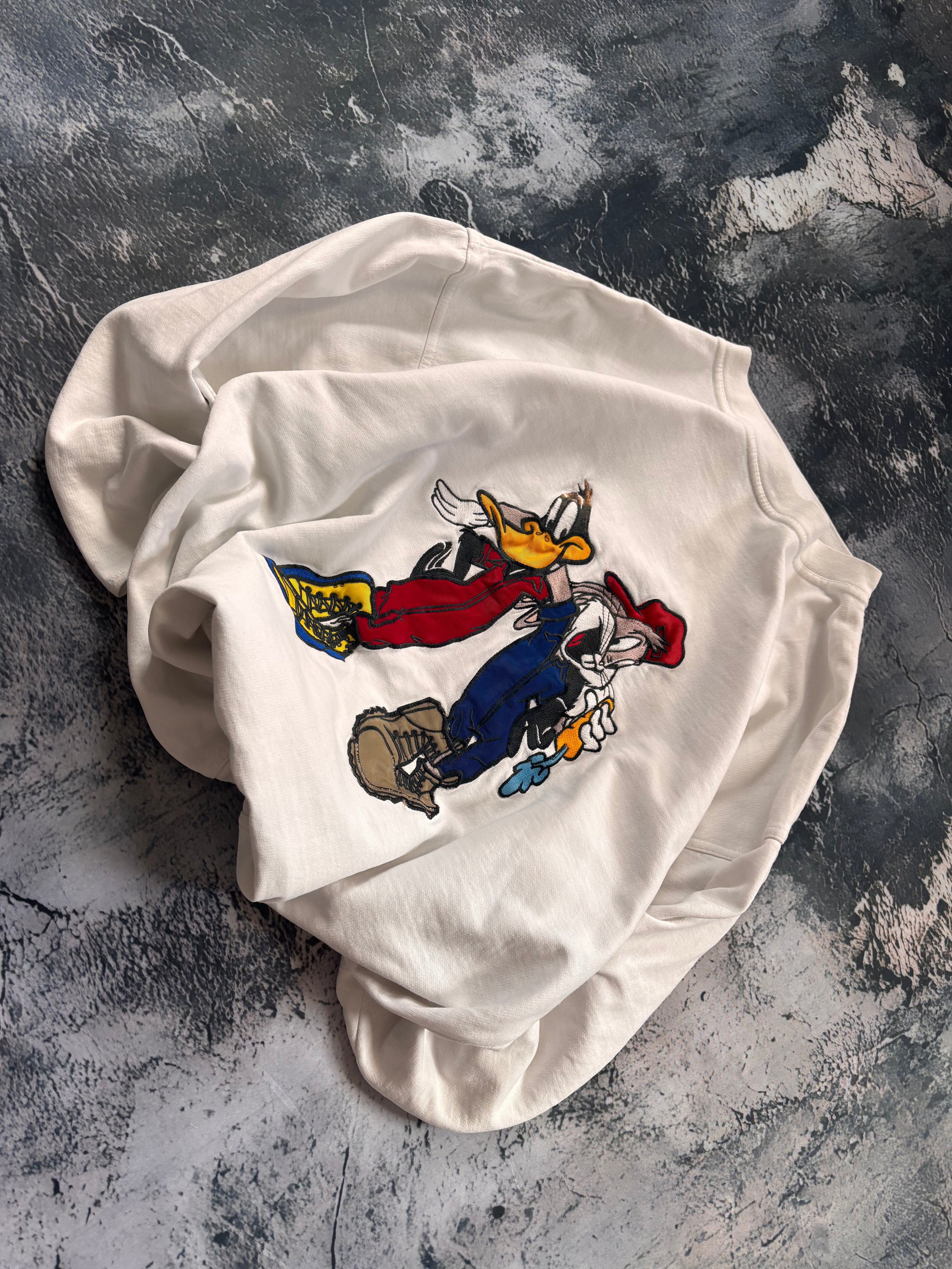 Koszulka longsleeve oversize w stylu vintage oldschool y2k retro 90s streetwear cartoon disney