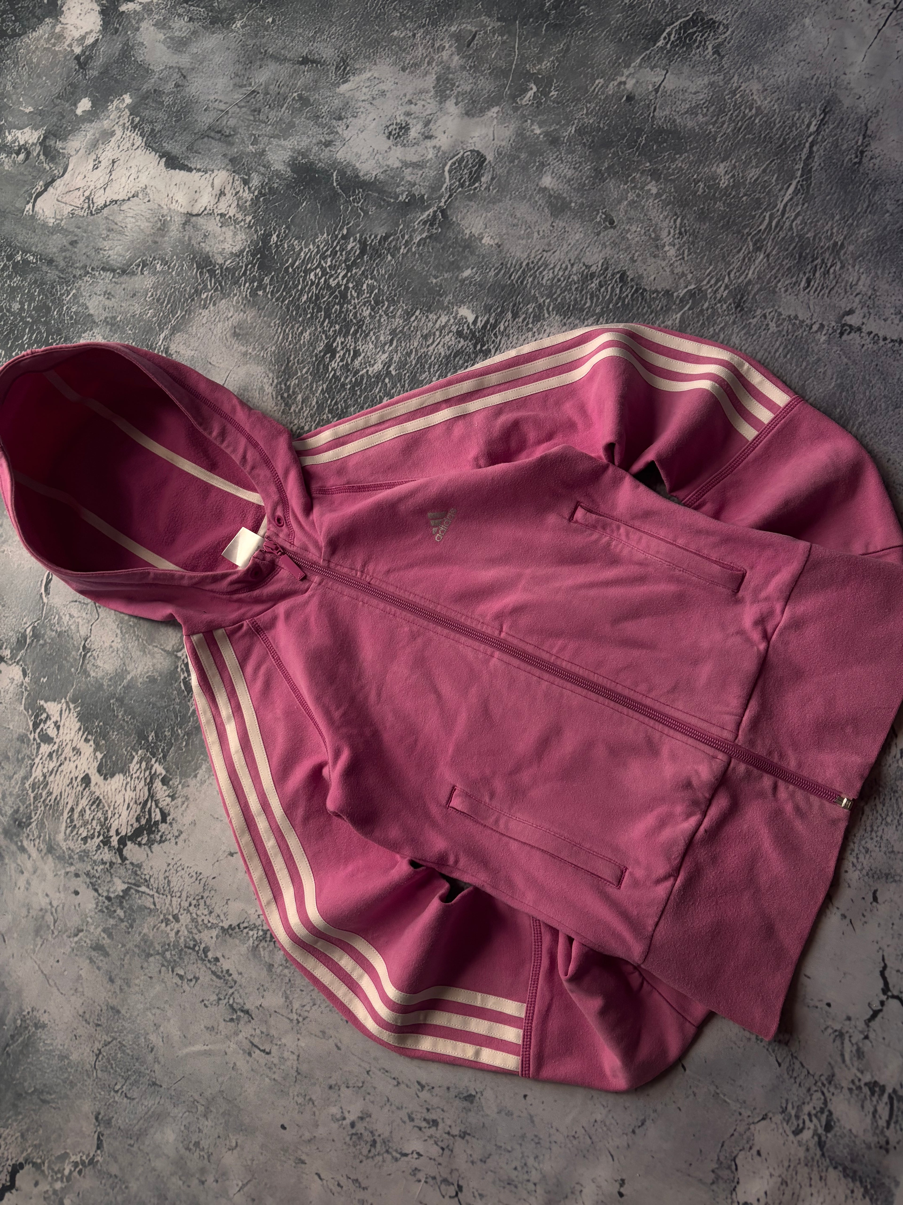 bluza zip hoodie prosty krój adidas