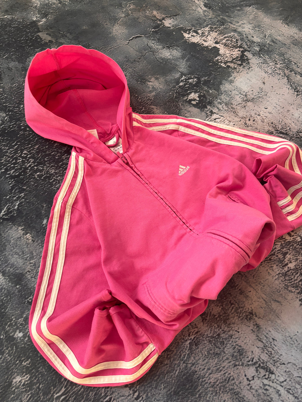 Bluza adidas zip w paski stripe